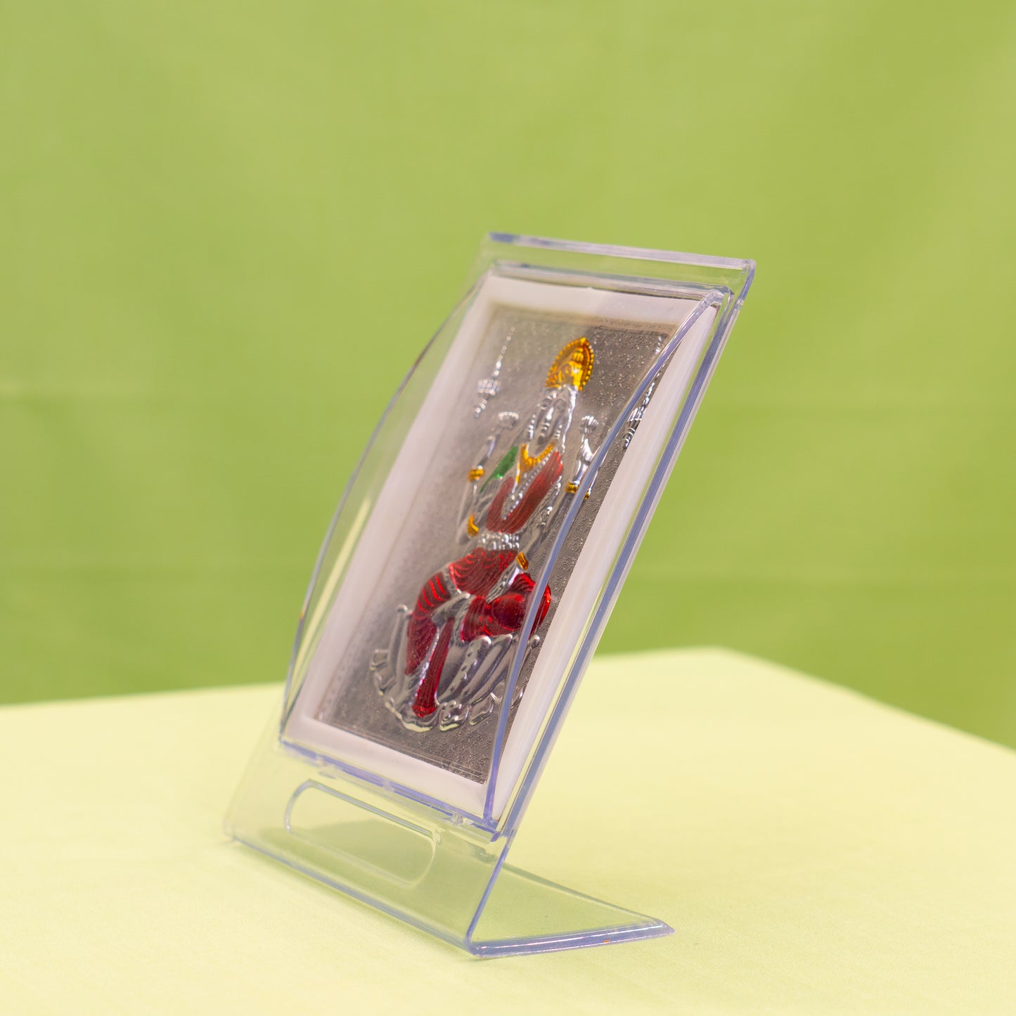 Silver Coated Lakshmi Devi Frame (No 2)