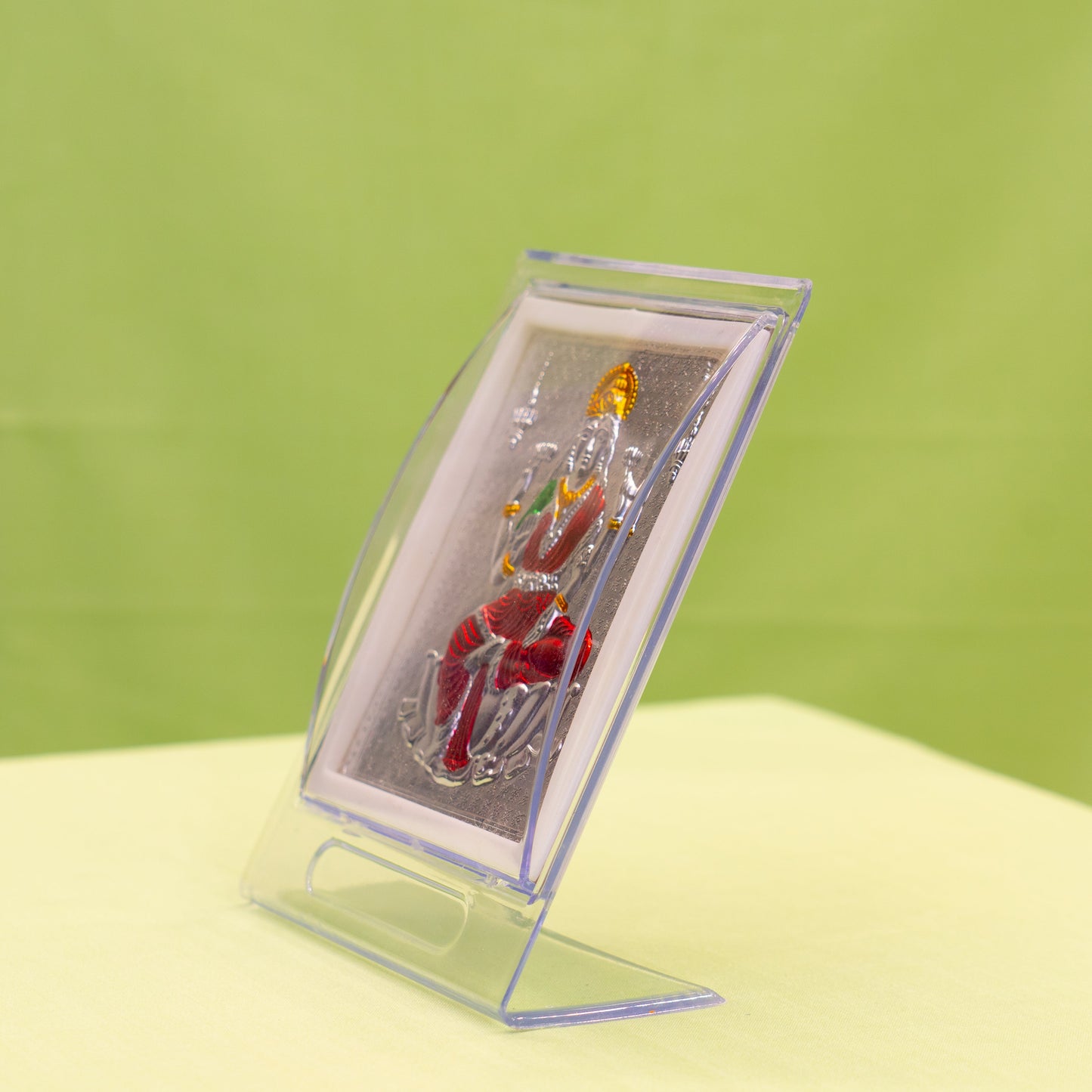 Silver Coated Lakshmi Devi Frame (No 2)
