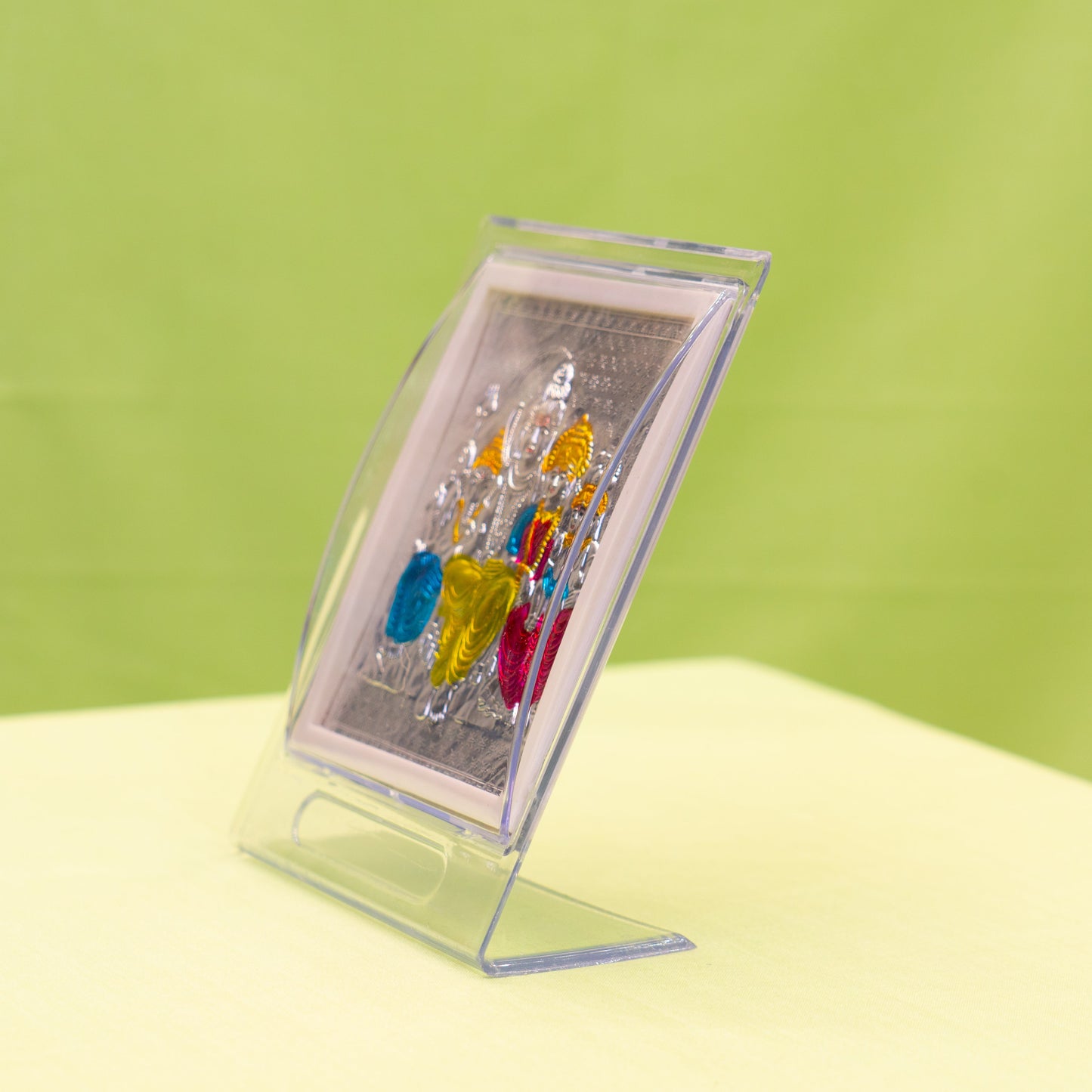 Silver Coated Shiva Family Frame (No 2)