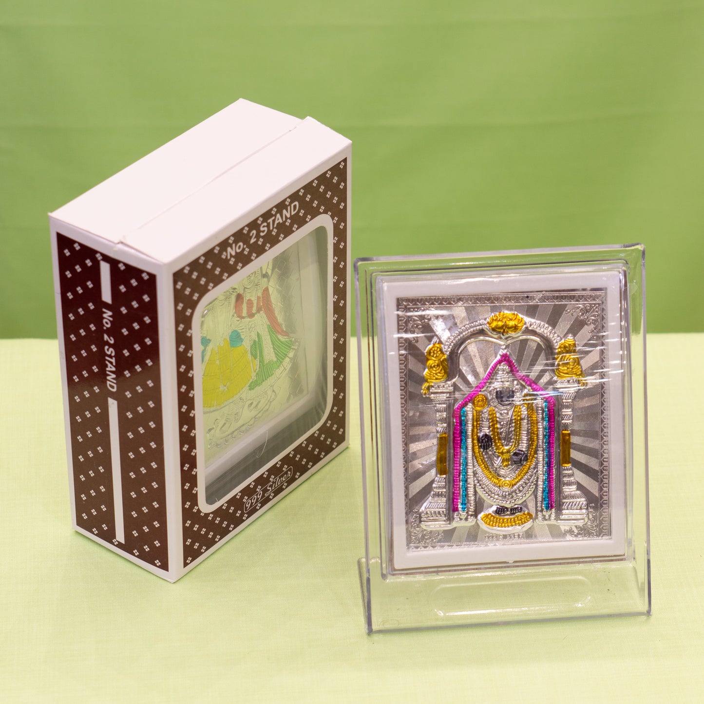 Silver Coated Balaji Frame (No 2)