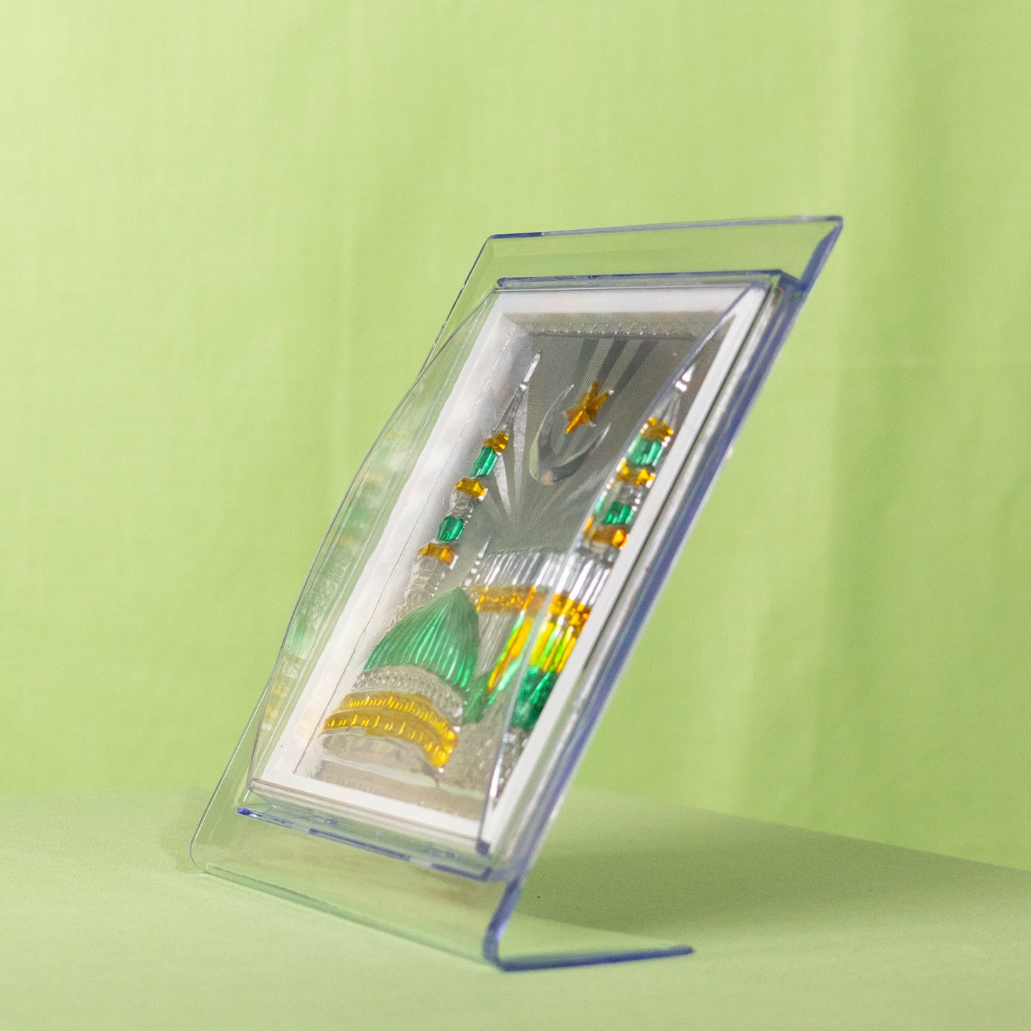 Silver Coated Makkah Frame (No 3)