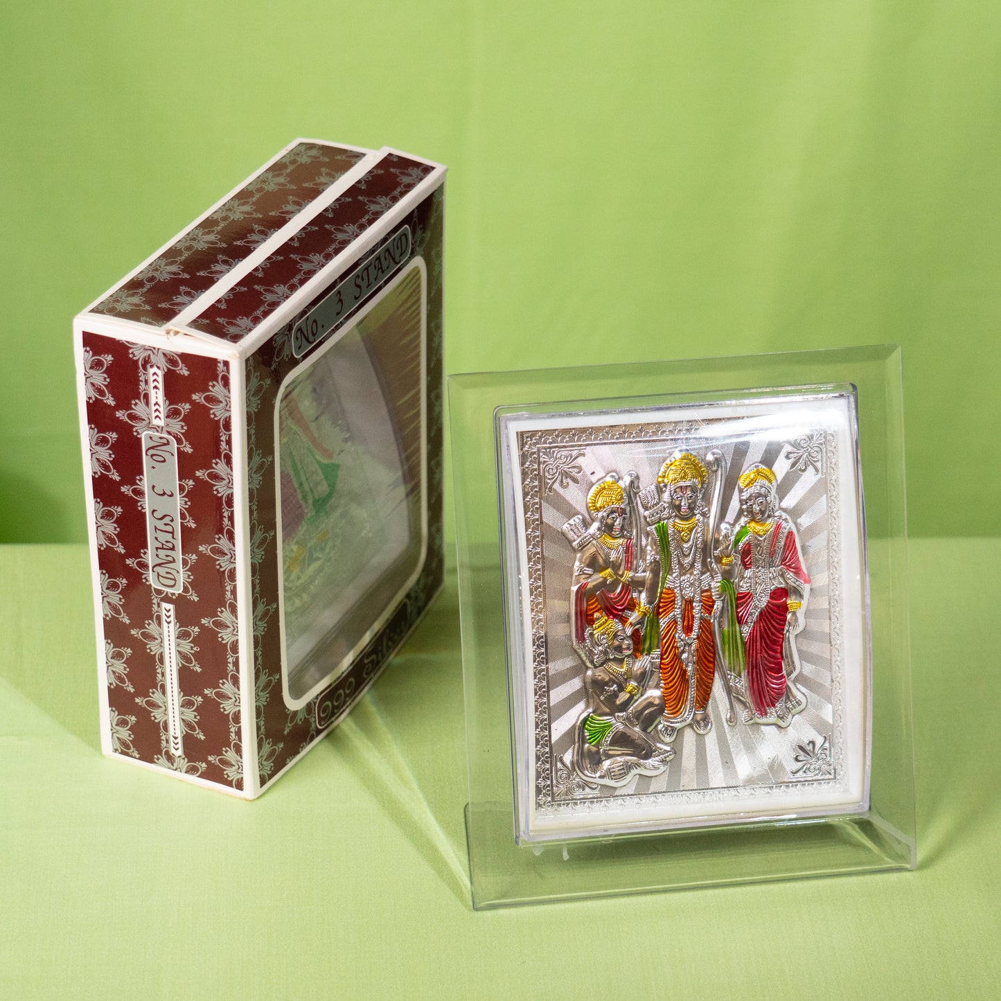 Silver Coated Ram Family Frame (No 3)