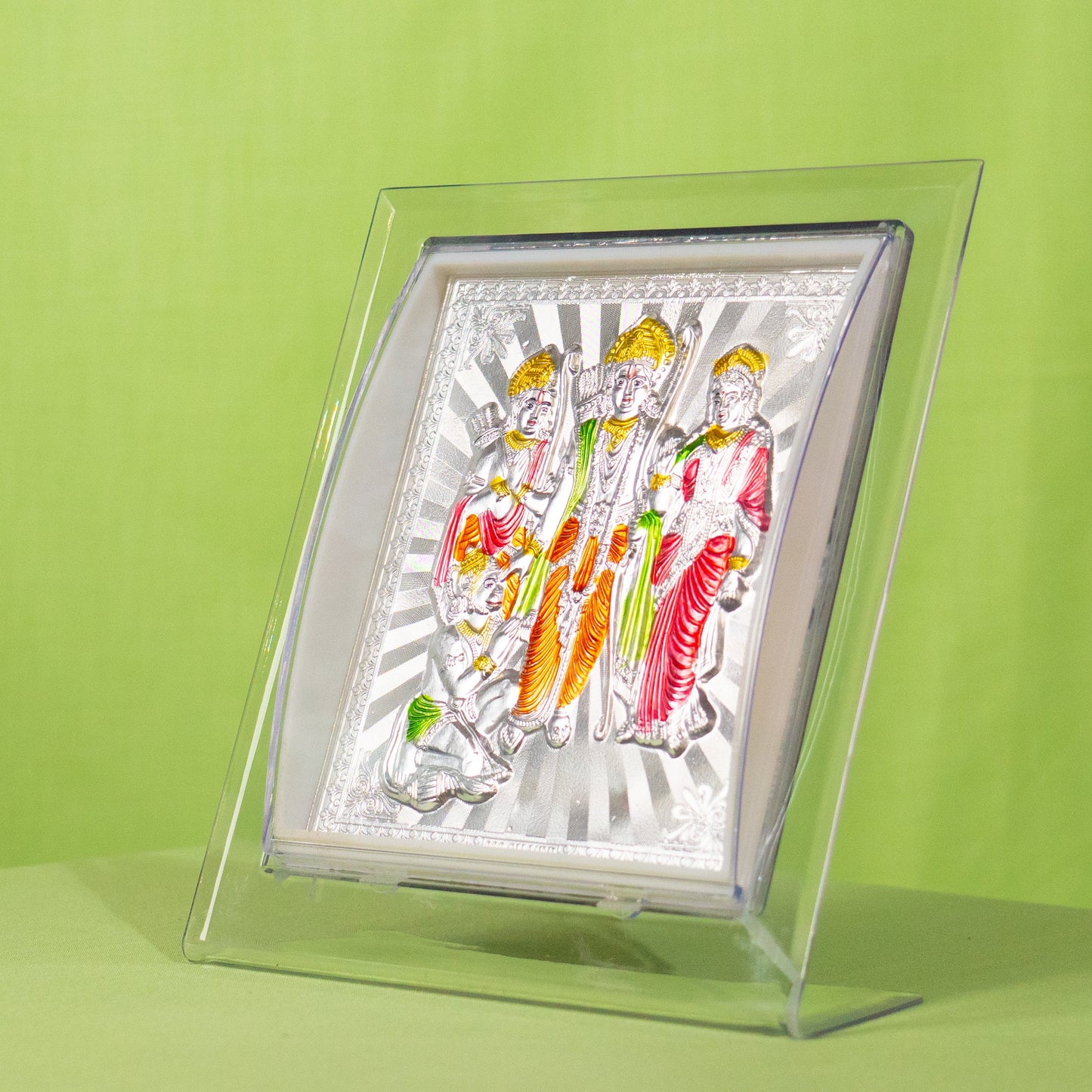 Silver Coated Ram Family Frame (No 3)