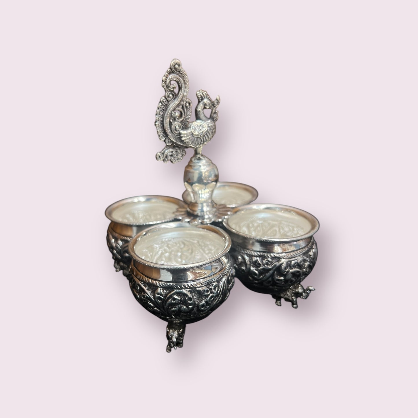 92.5 ANTIQUE 4 BOWL STAND