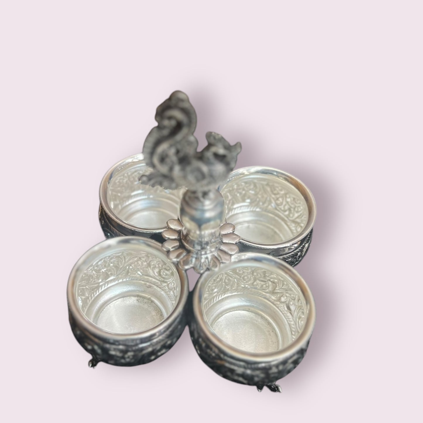 92.5 ANTIQUE 4 BOWL STAND