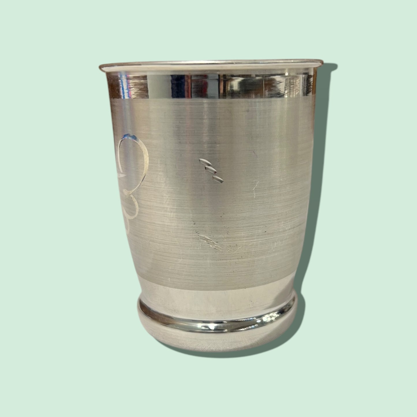 SILVER COKE GLASS
