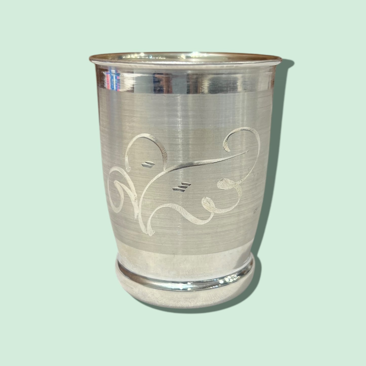 SILVER COKE GLASS