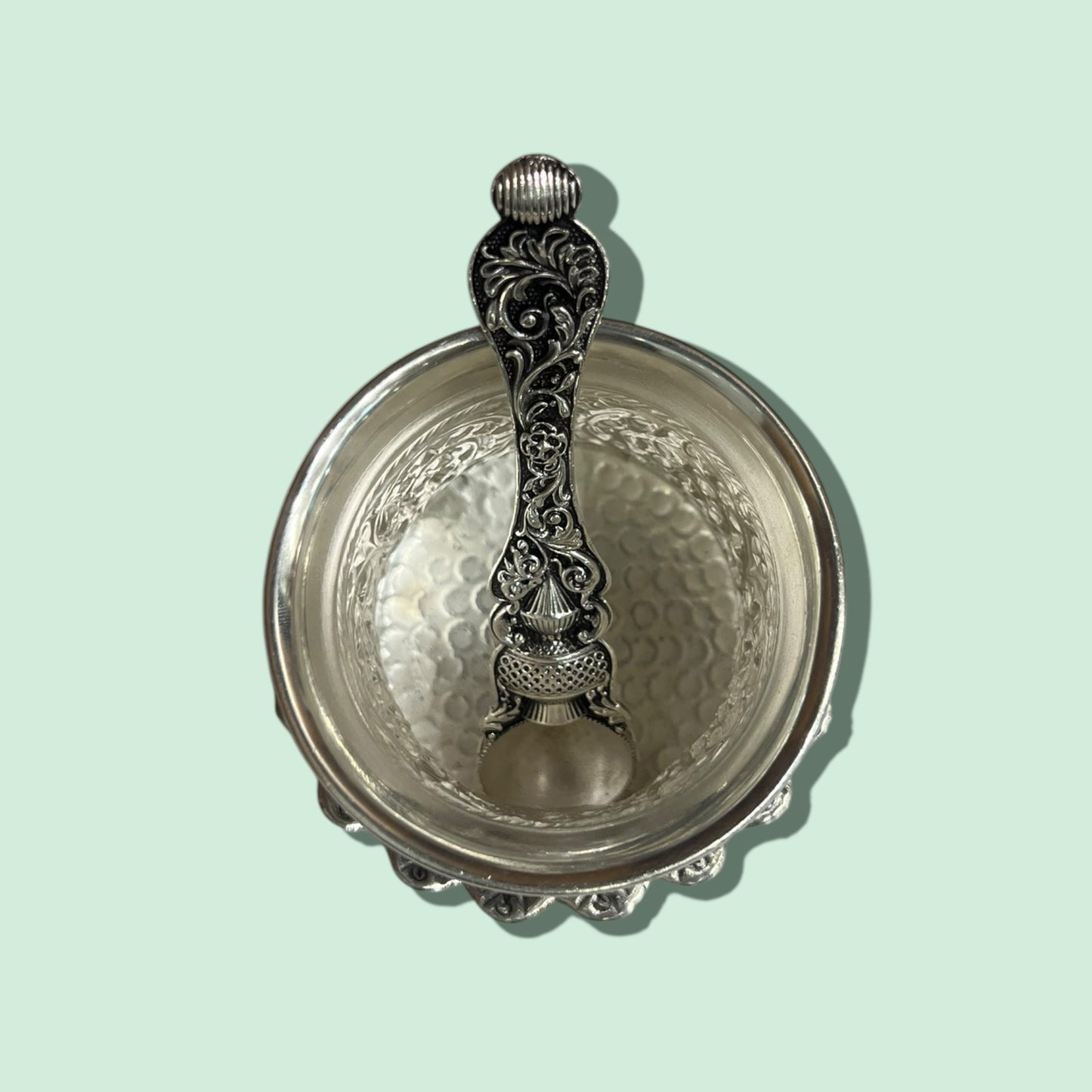 92.5 ANTIQUE PANCHAPATRA AND UDHARANI