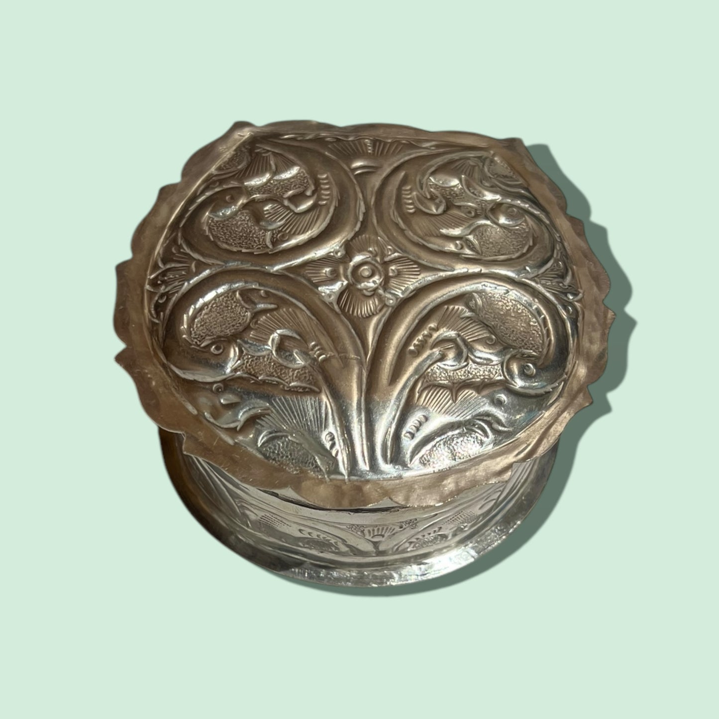 SILVER JEWELLERY BOX