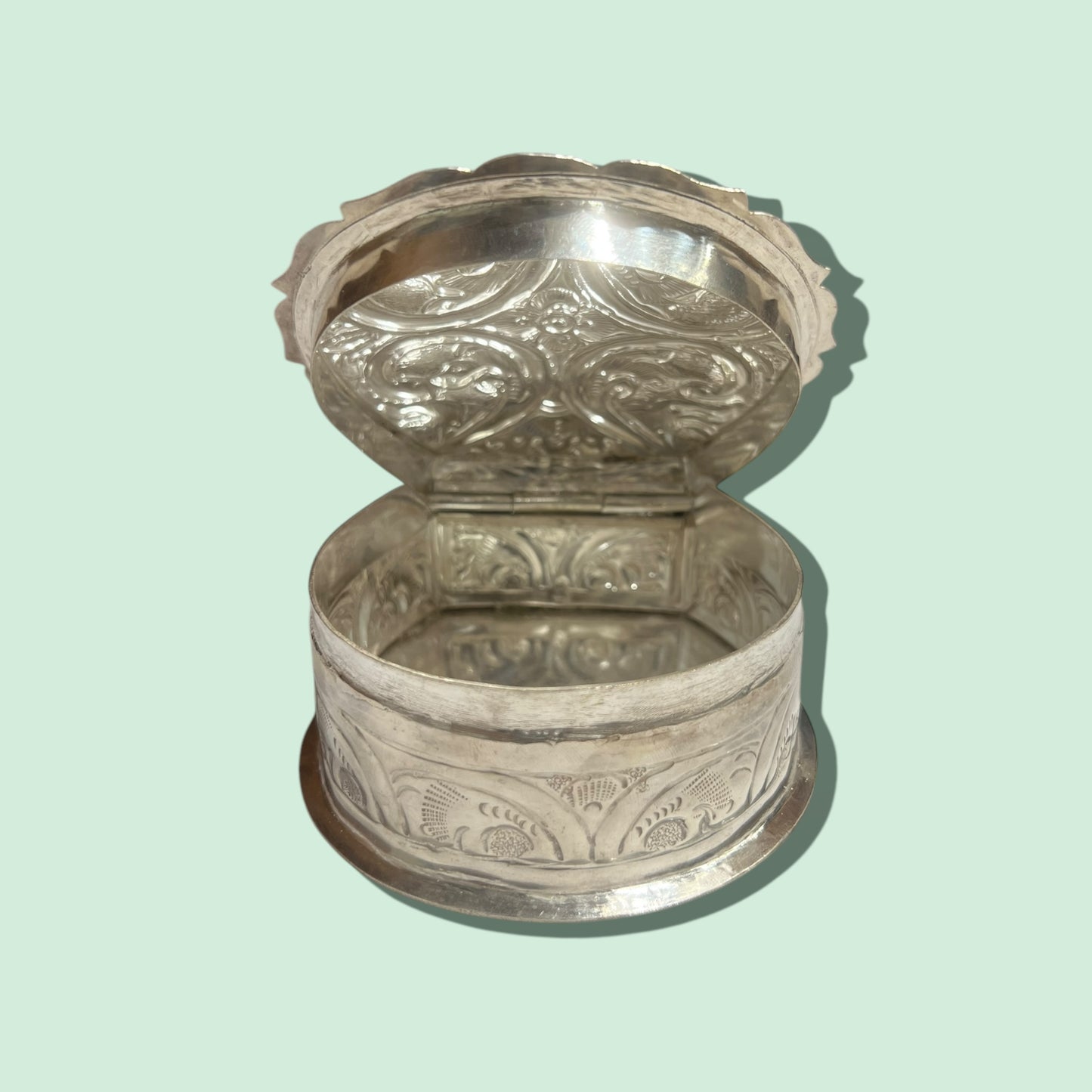 SILVER JEWELLERY BOX