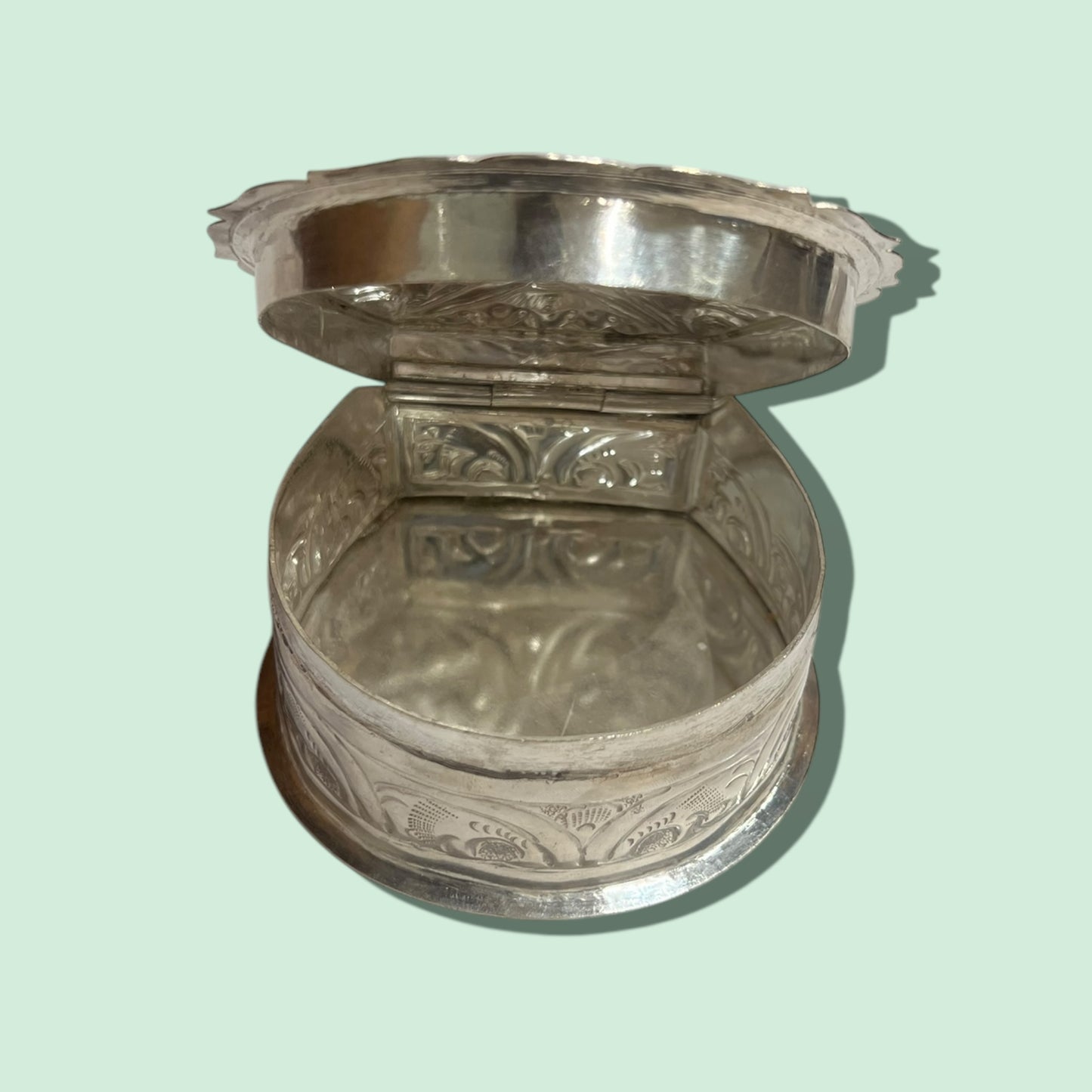 SILVER JEWELLERY BOX