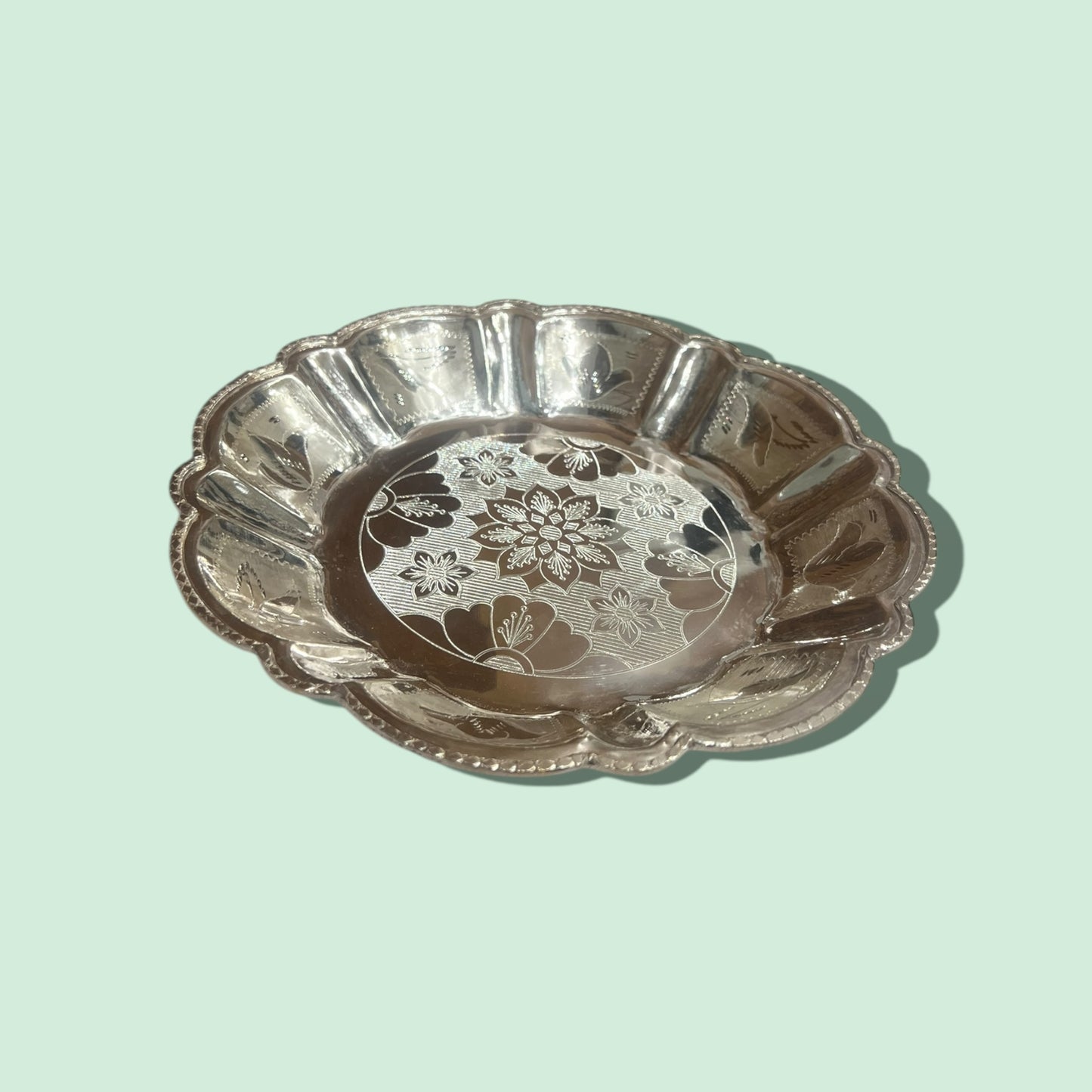 SILVER TAMBULAM PLATE
