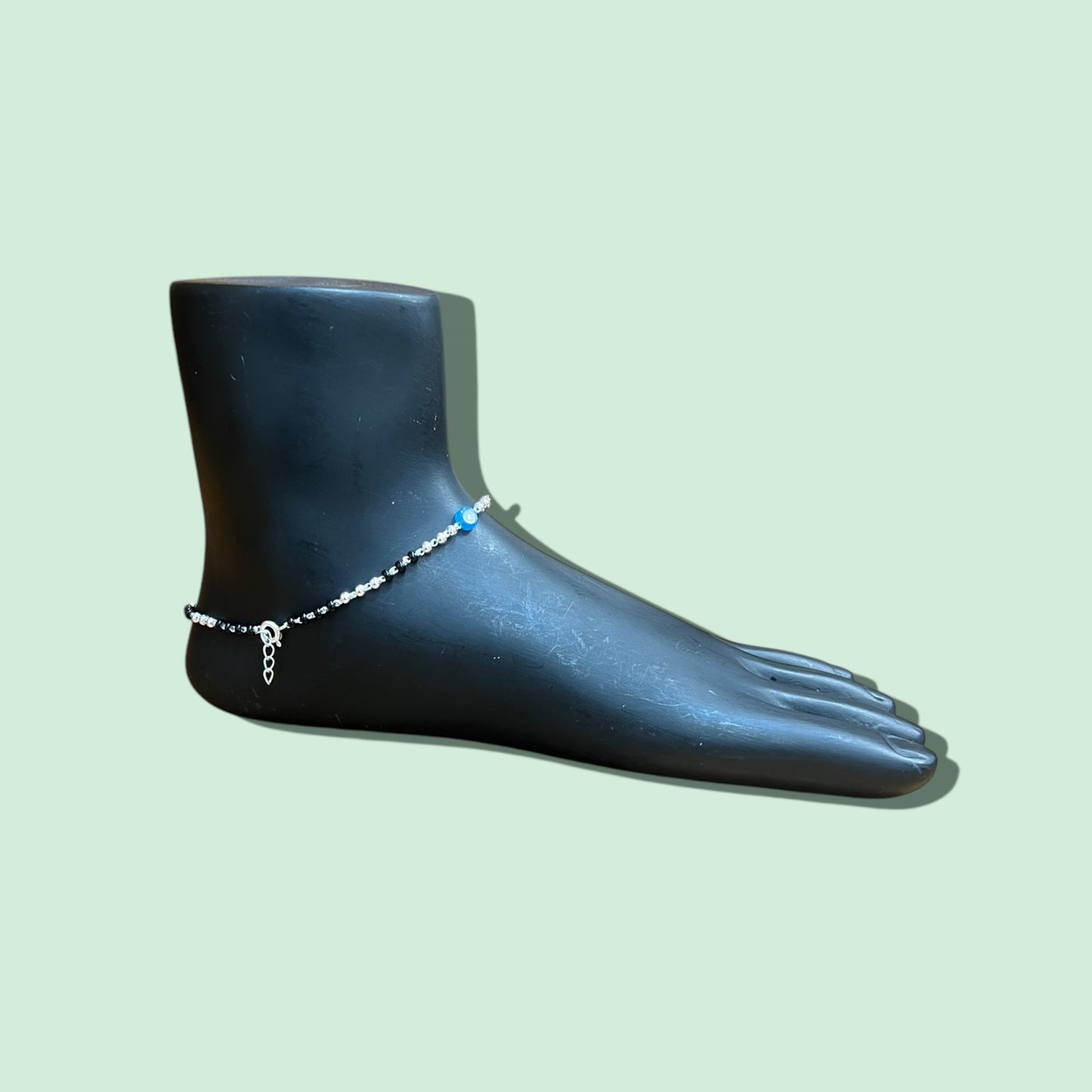 92.5 BABY EVIL EYE ANKLETS