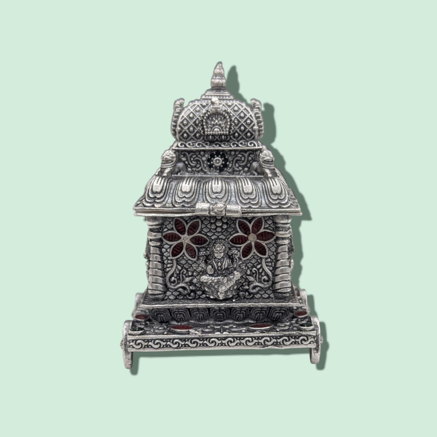 Emerald Antique Stone Kumkum Bharani