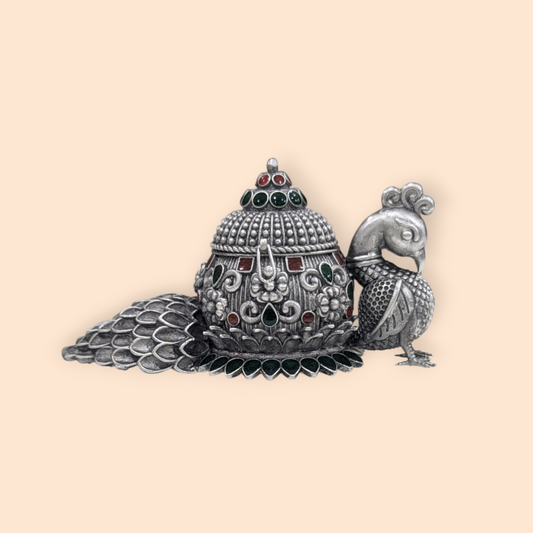 Emerald Antique Stone Kumkum Bharani