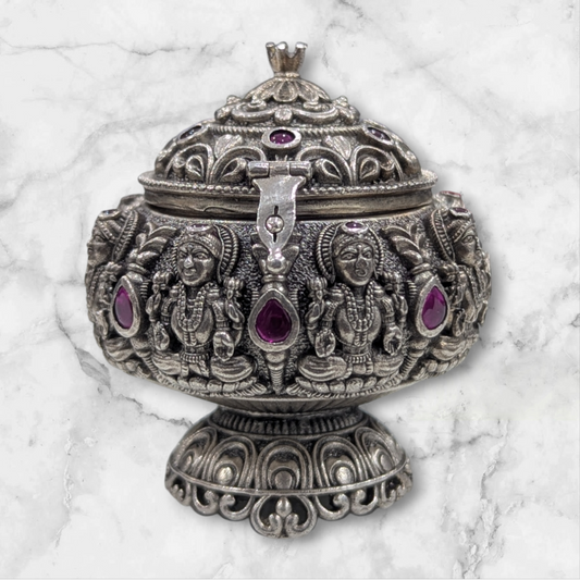 92.5 Antique Silver Kumkum Bharani