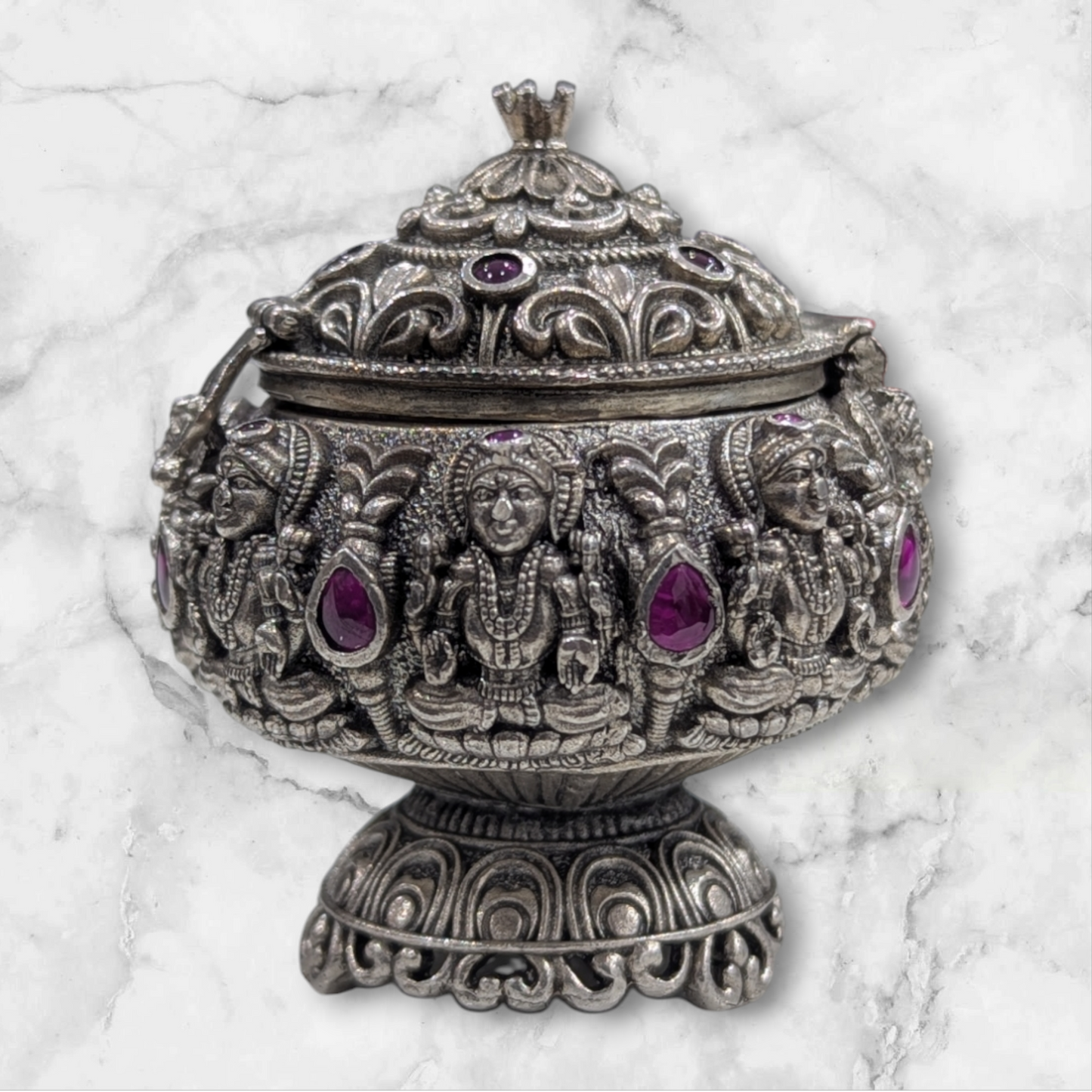 92.5 Antique Silver Kumkum Bharani