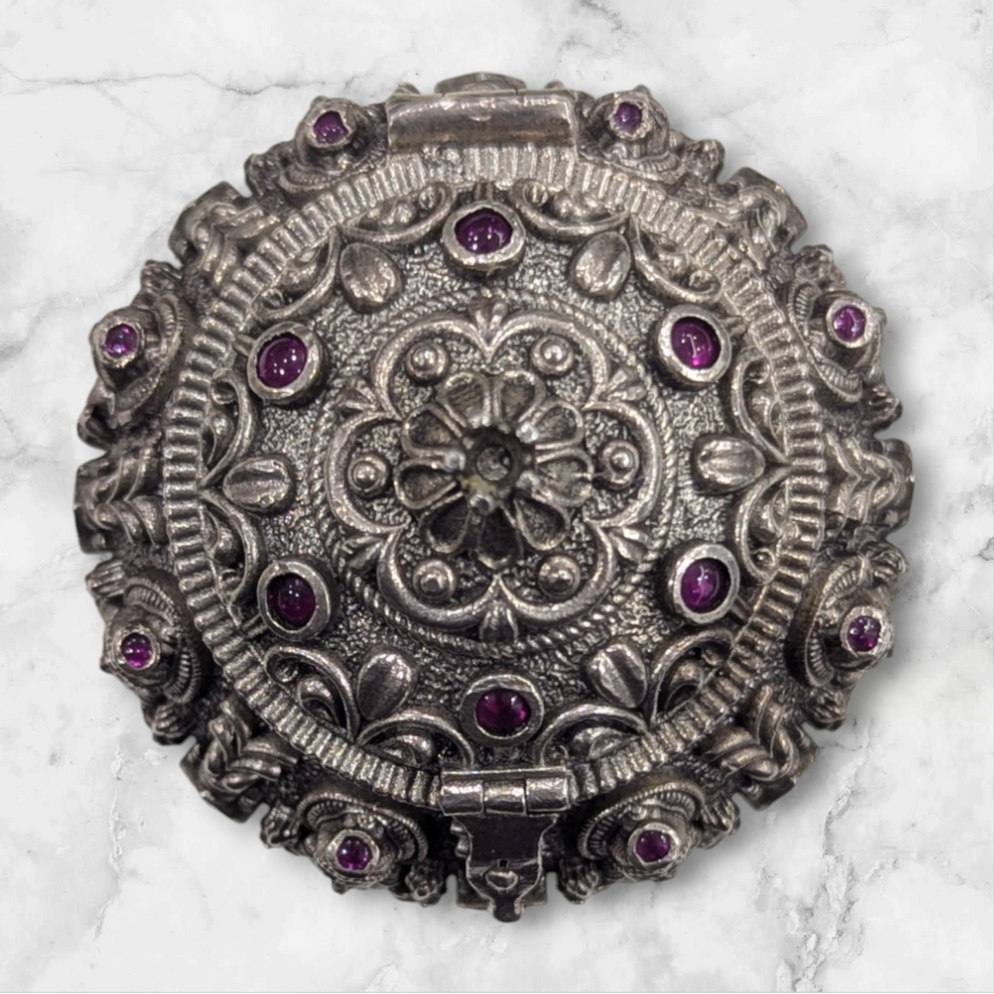 92.5 Antique Silver Kumkum Bharani