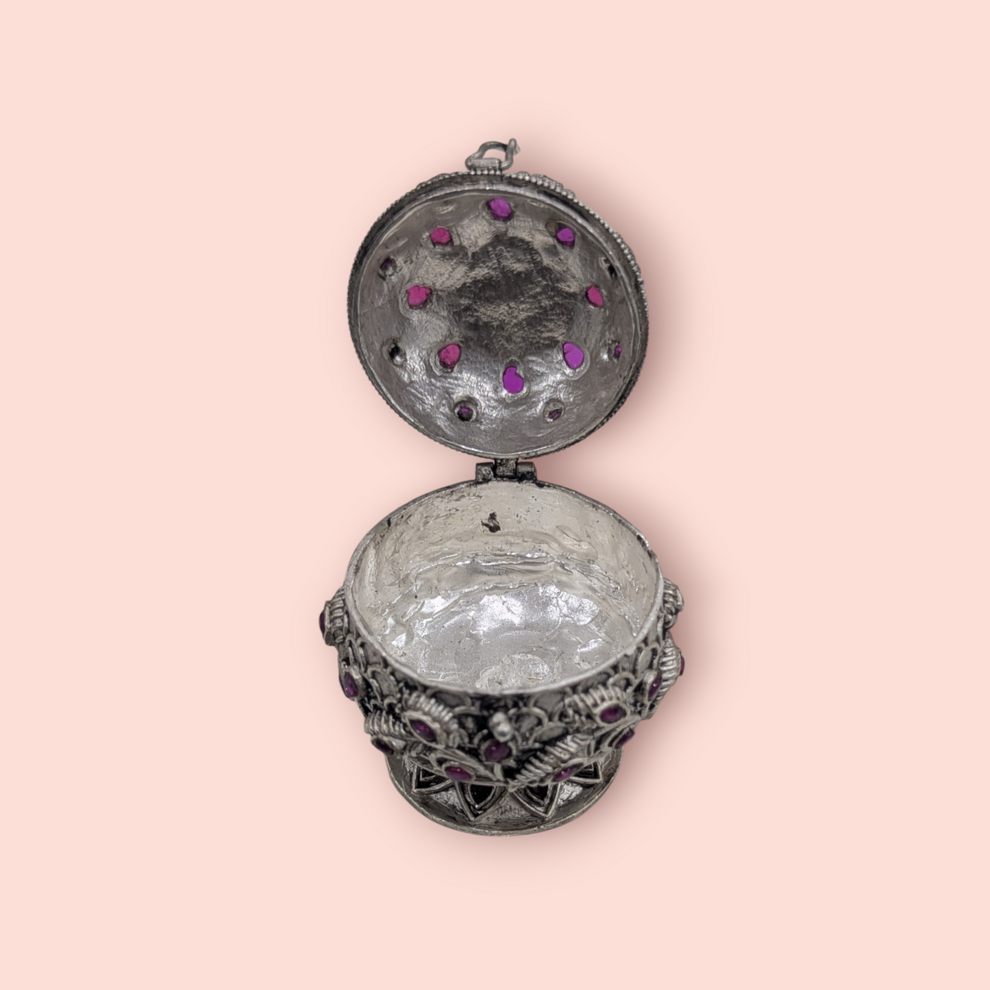 92.5 Antique Silver Kumkum Bharani