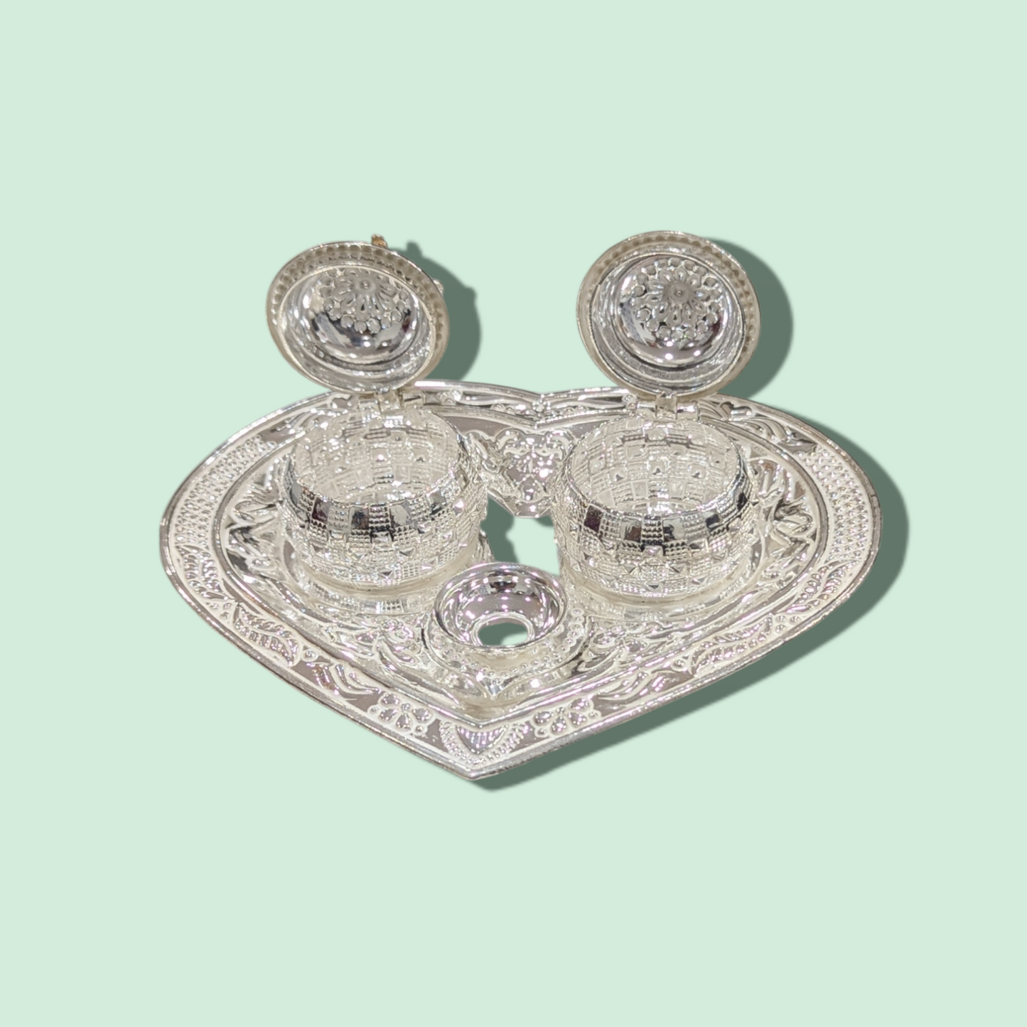 Silver Kumkum Bharani