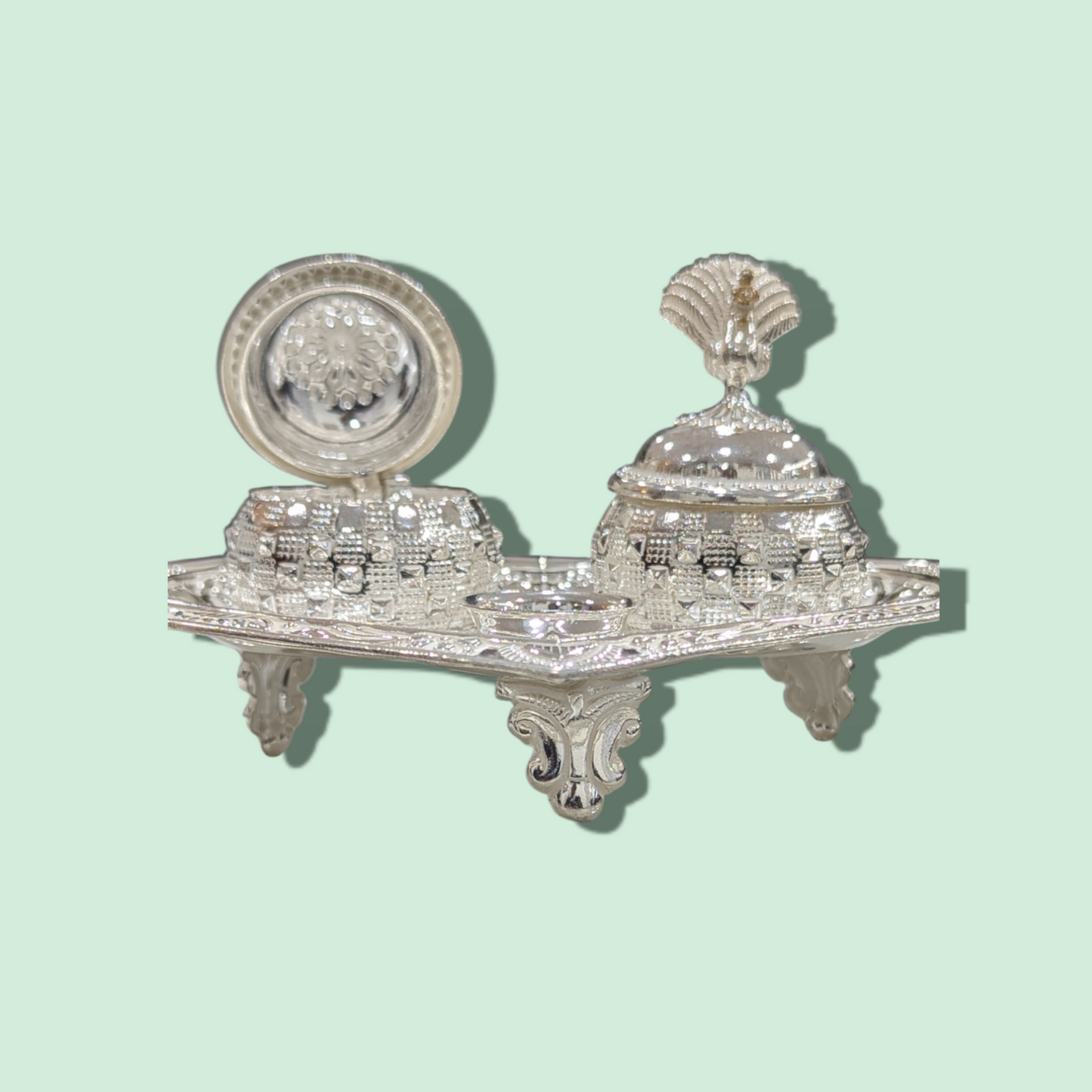 Silver Kumkum Bharani