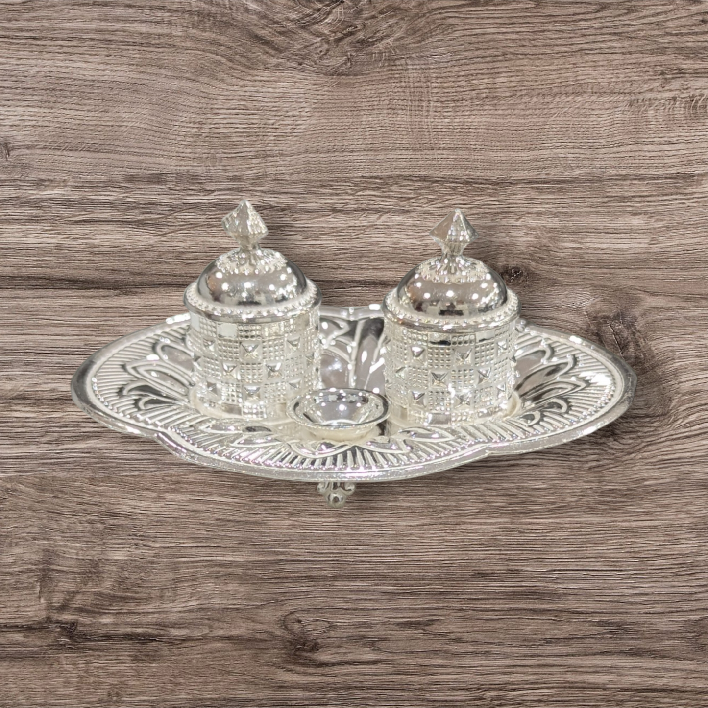 Silver Kumkum Bharani