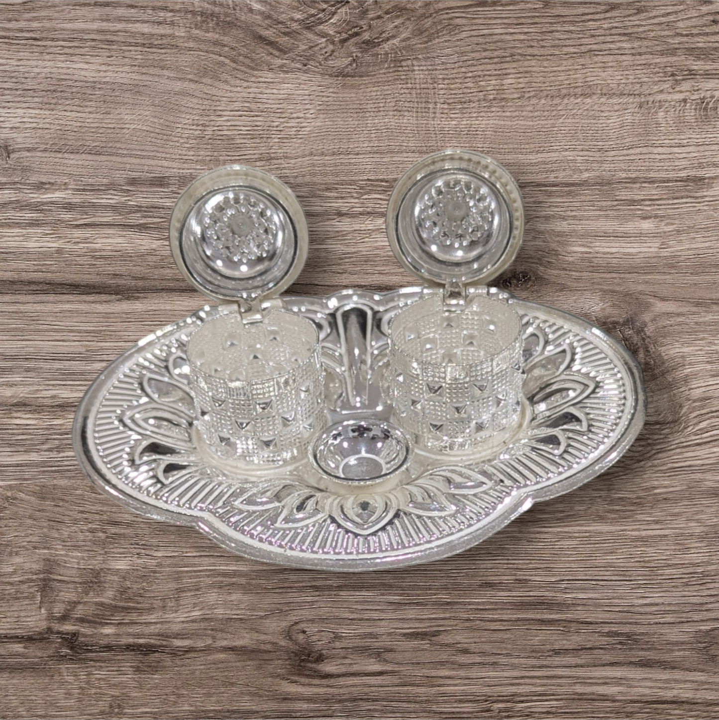 Silver Kumkum Bharani