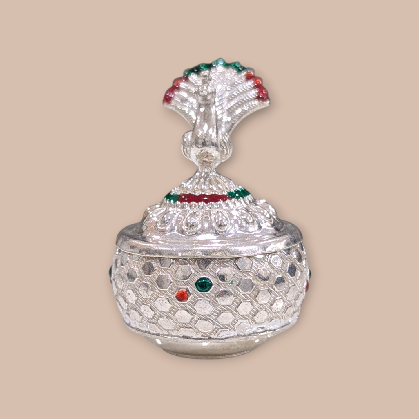 Silver Kumkumbarni