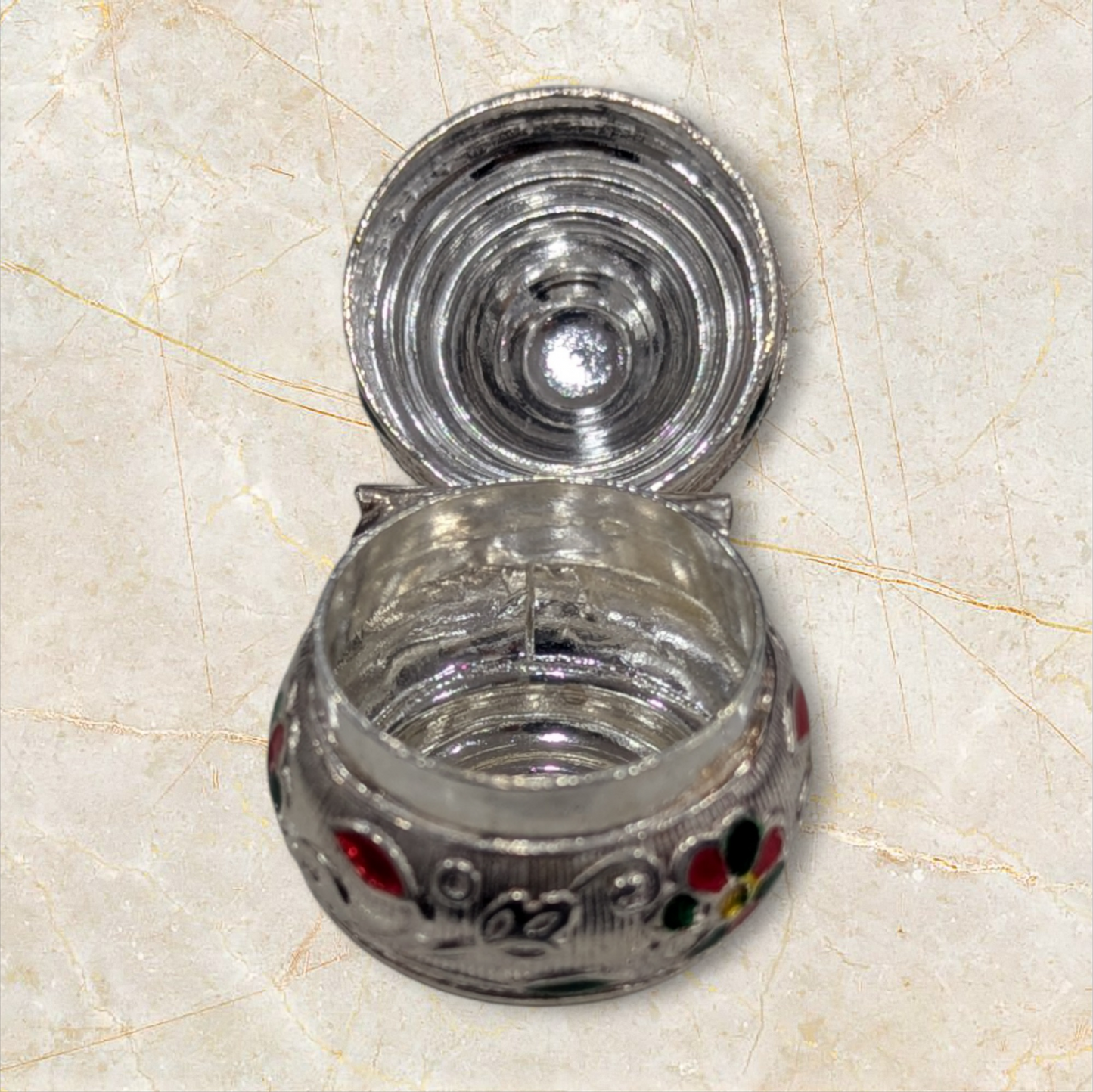 Silver Kumkum Bharani