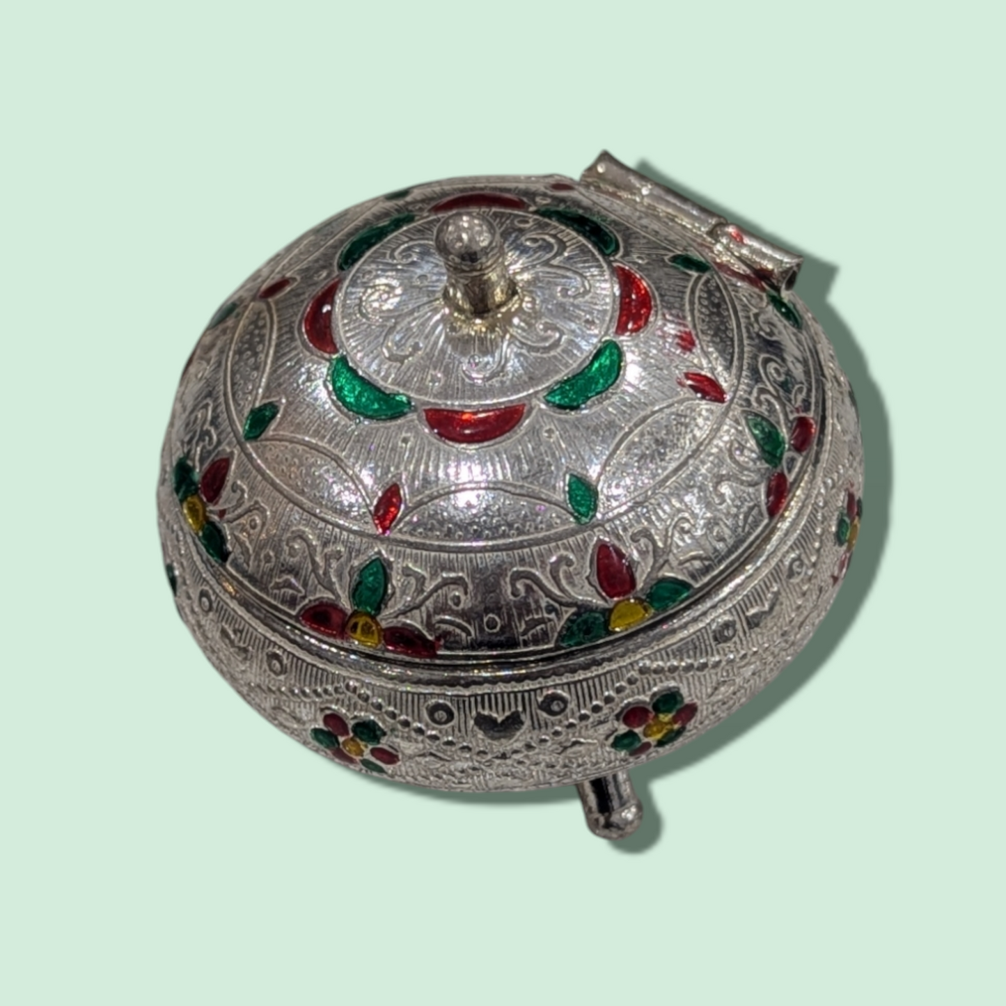 Silver Kumkum Bharani