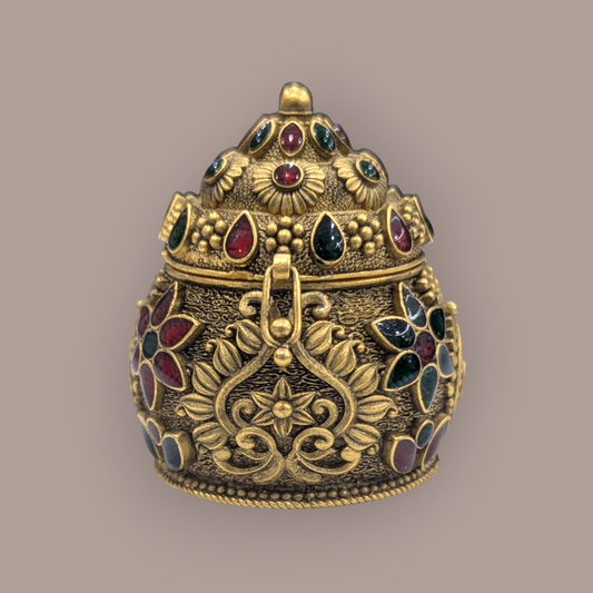 Enamil Gold Plated Kumkum Bharani