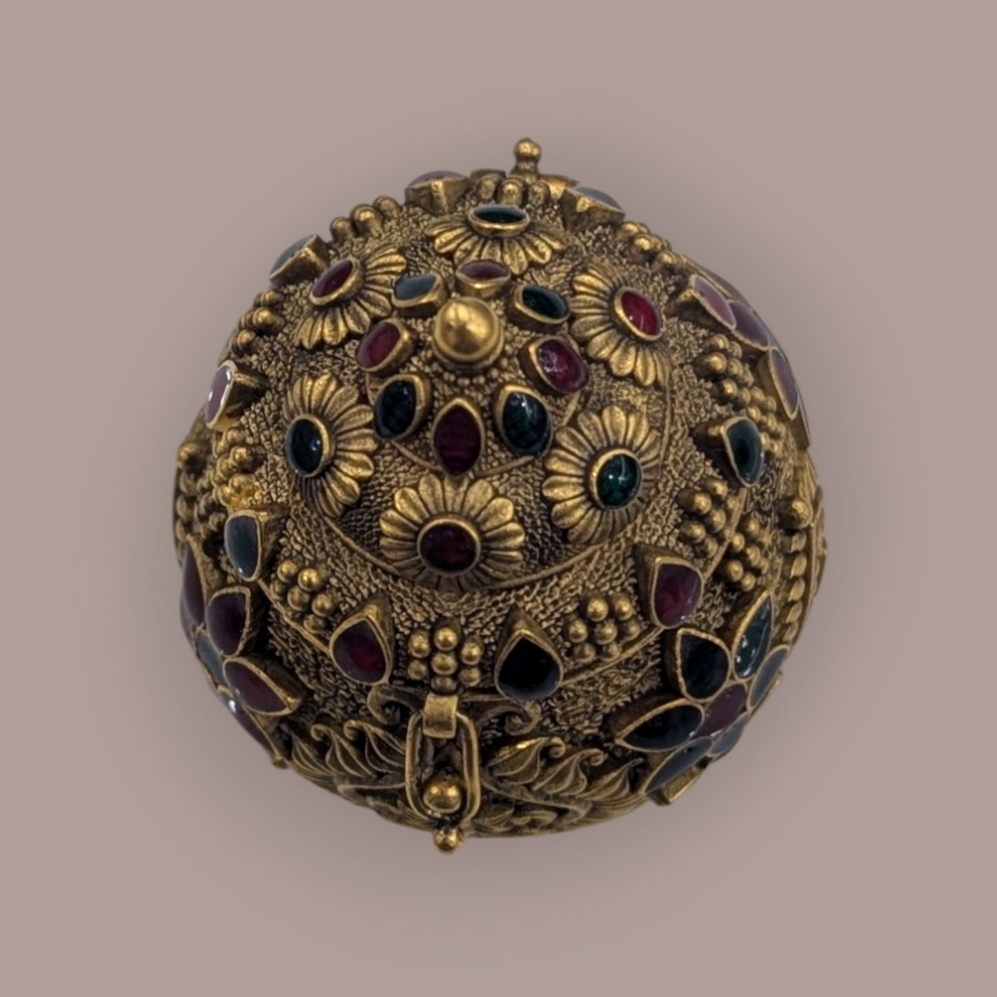 Enamil Gold Plated Kumkum Bharani