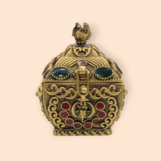 Enamil Gold Plated Kumkum Bharani