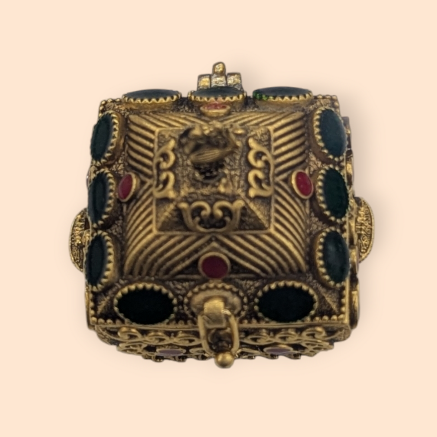 Enamil Gold Plated Kumkum Bharani