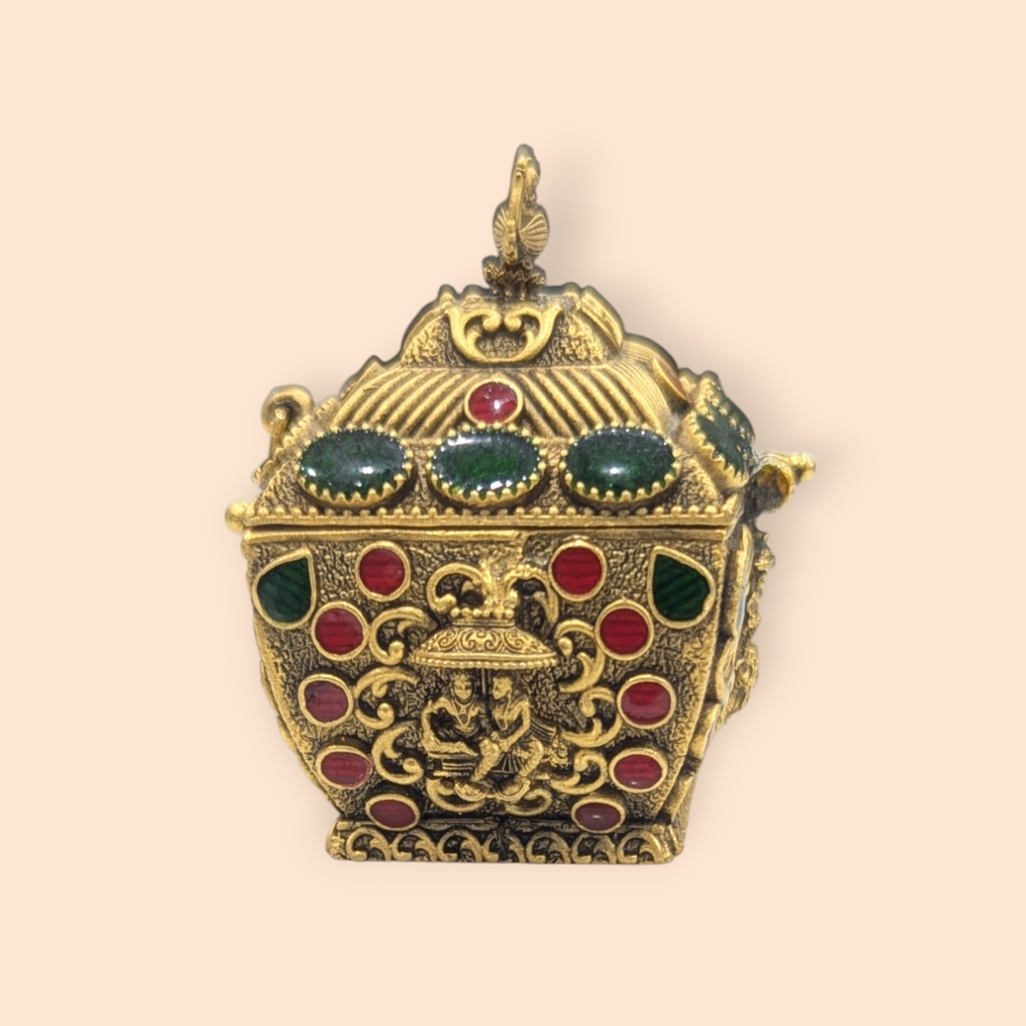 Enamil Gold Plated Kumkum Bharani