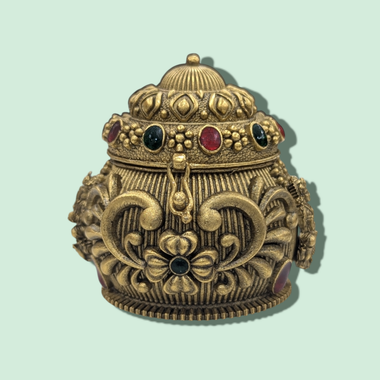 Enamil Gold Plated Kumkum Bharani