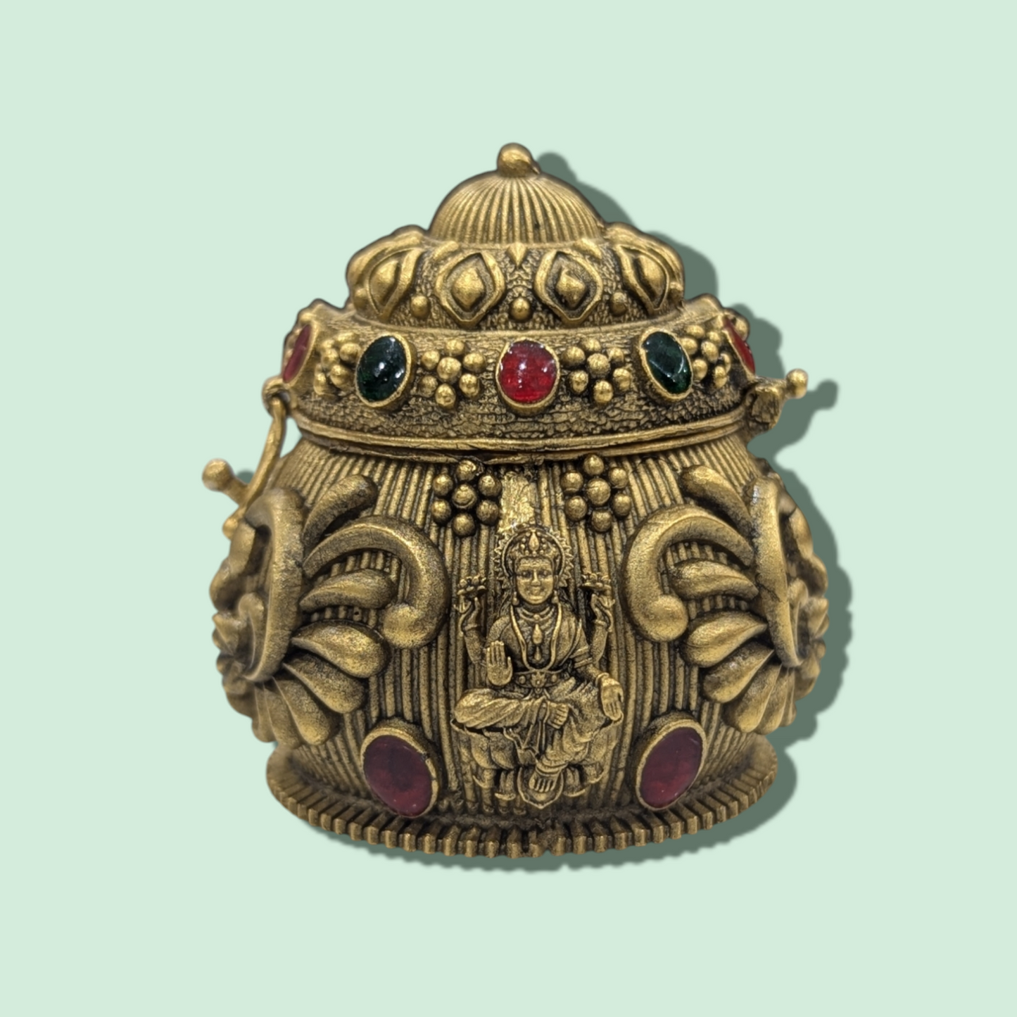 Enamil Gold Plated Kumkum Bharani