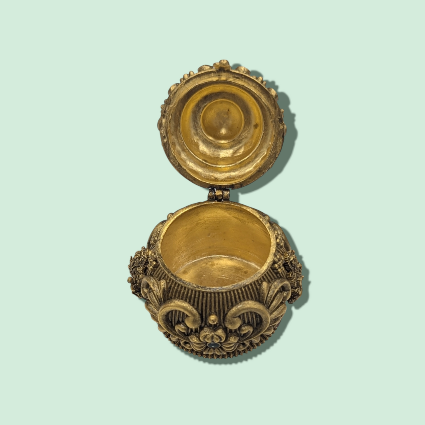 Enamil Gold Plated Kumkum Bharani