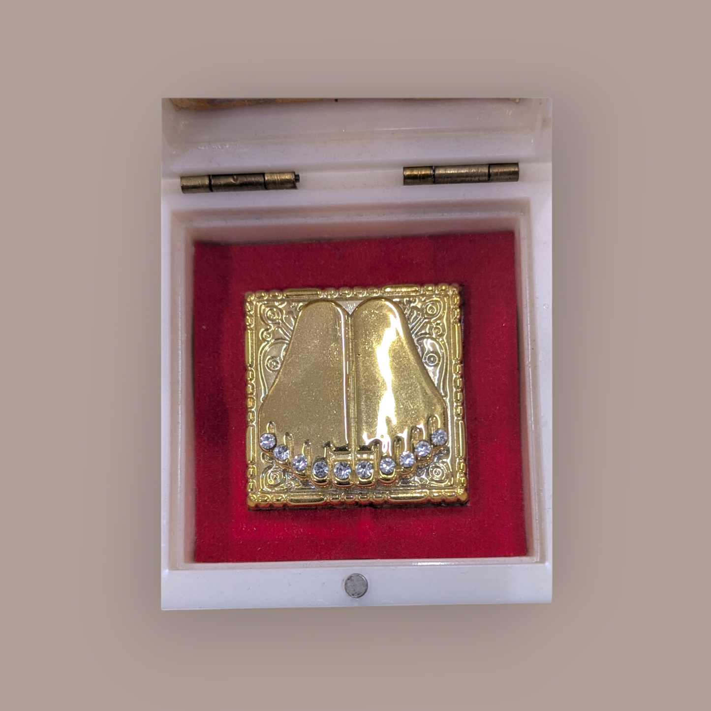 Radha Krishna Paduka Box (Small)