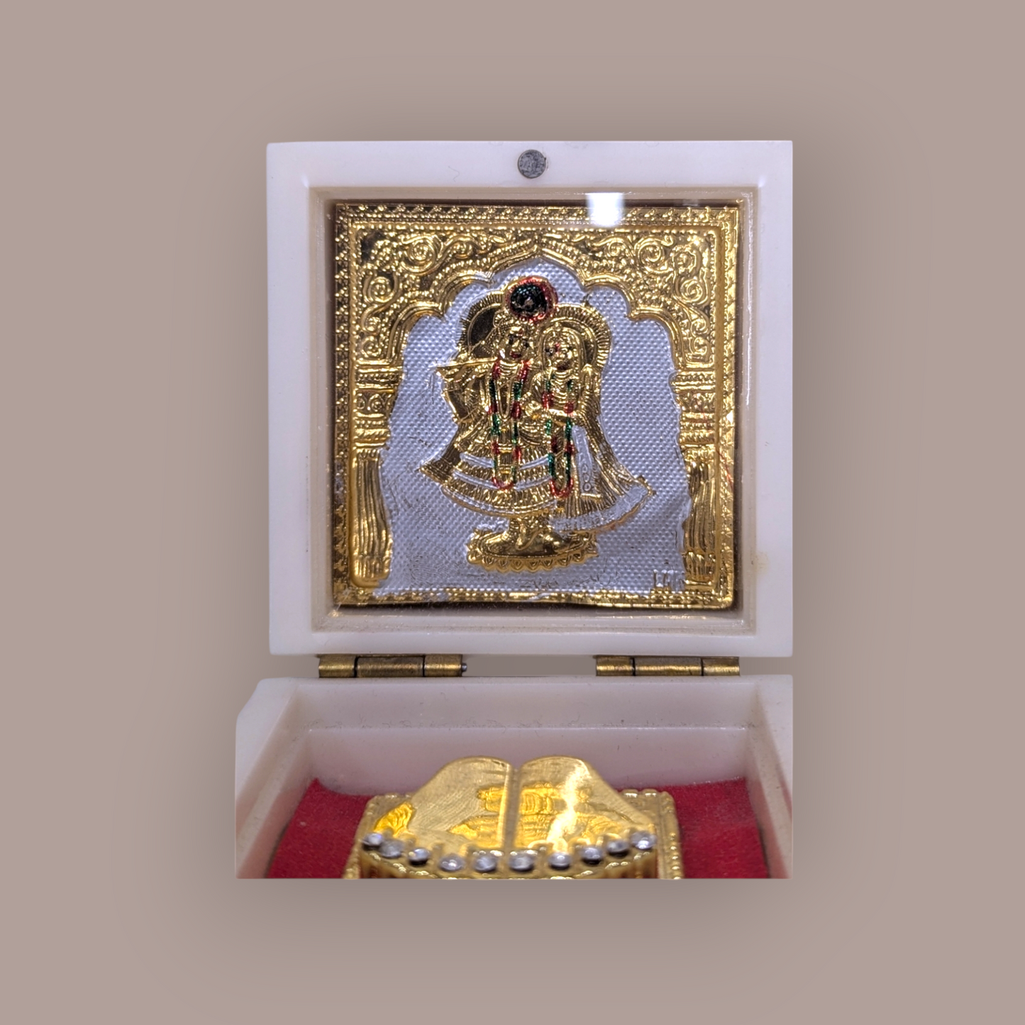 Radha Krishna Paduka Box (Small)