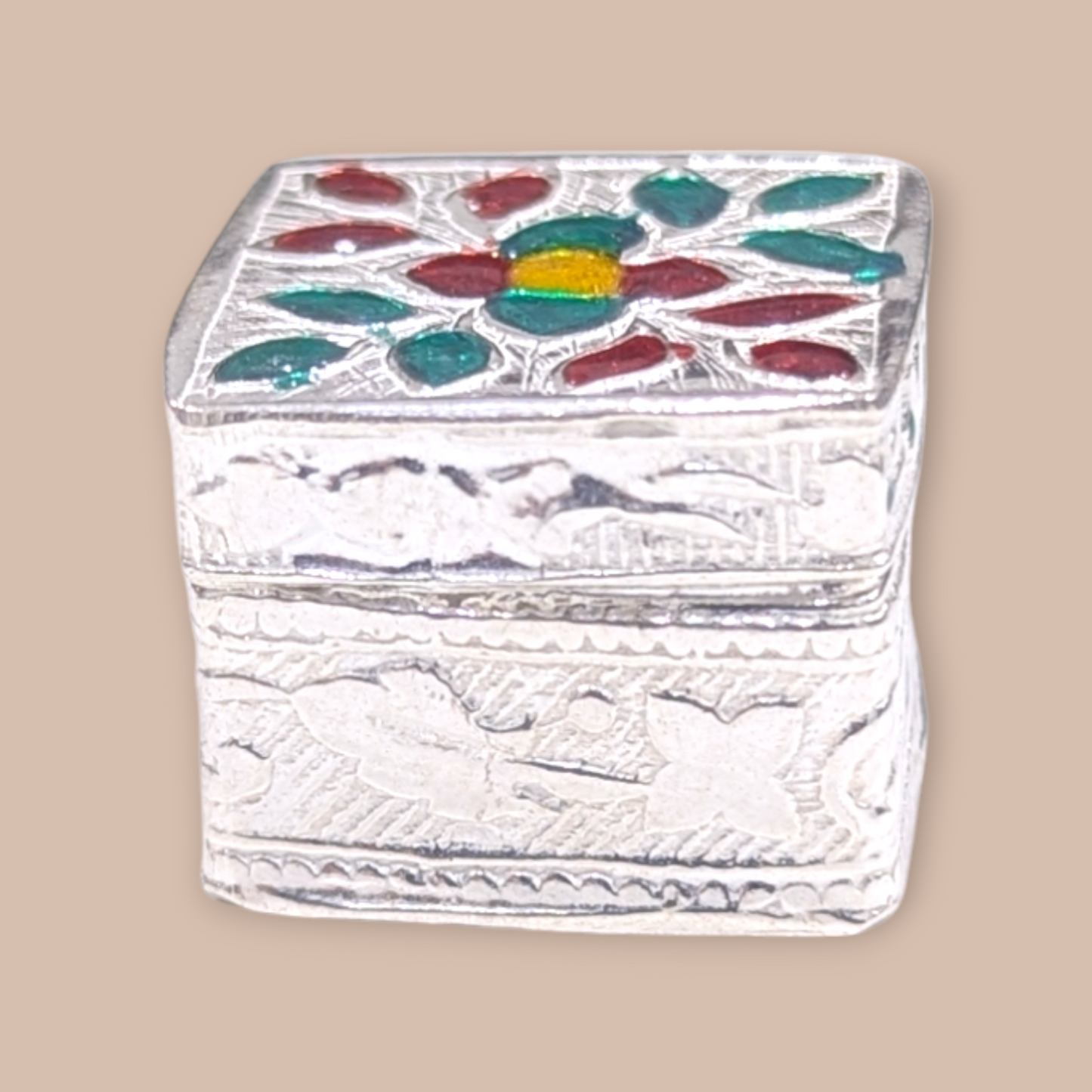 Silver Kajal Box