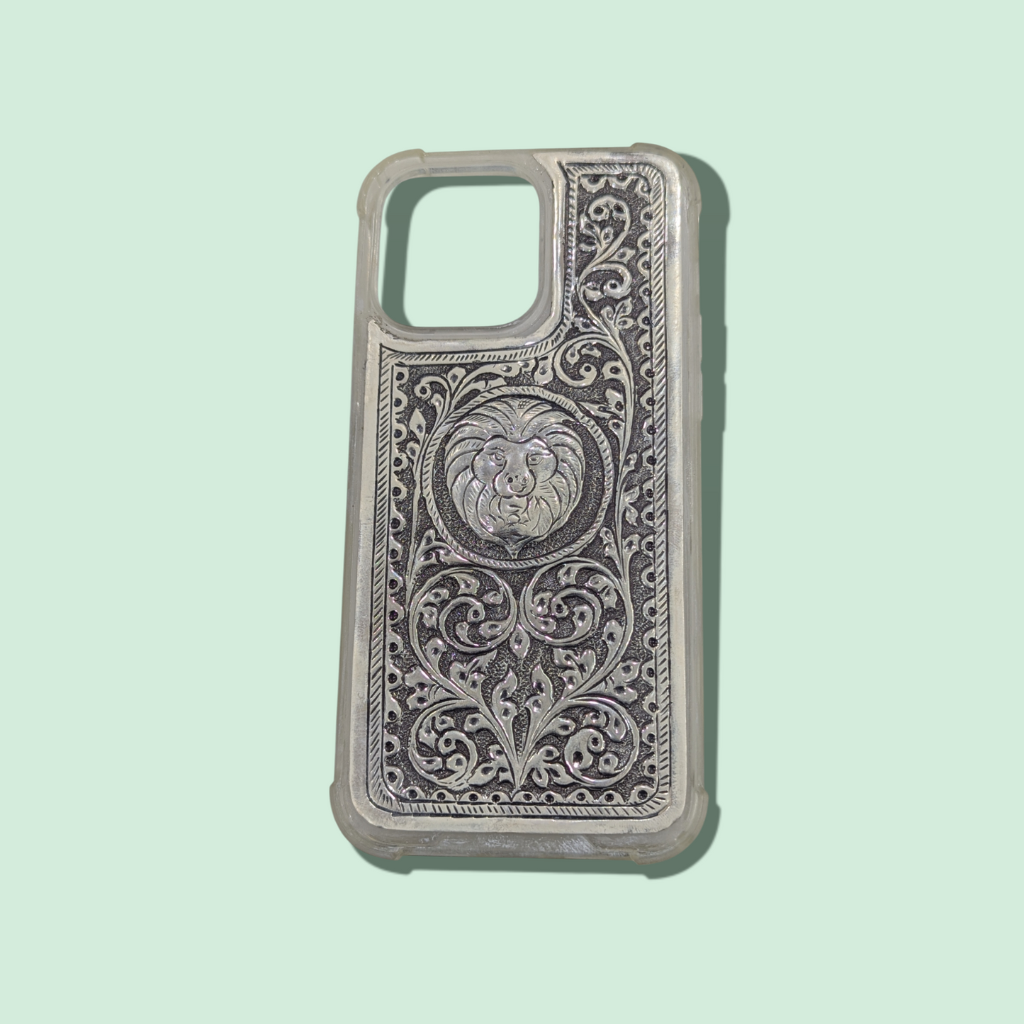 I Phone Silver Back Cover