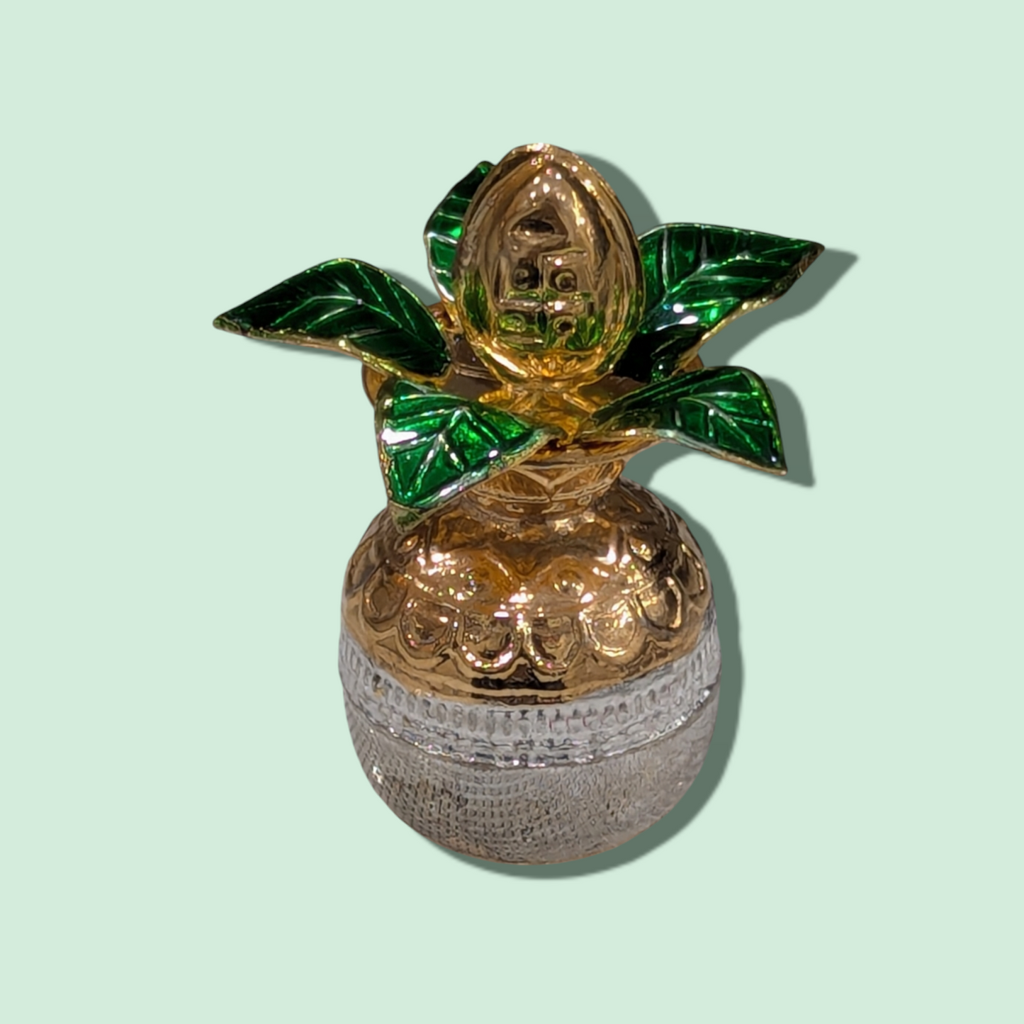 Silver Enamel Kalasam