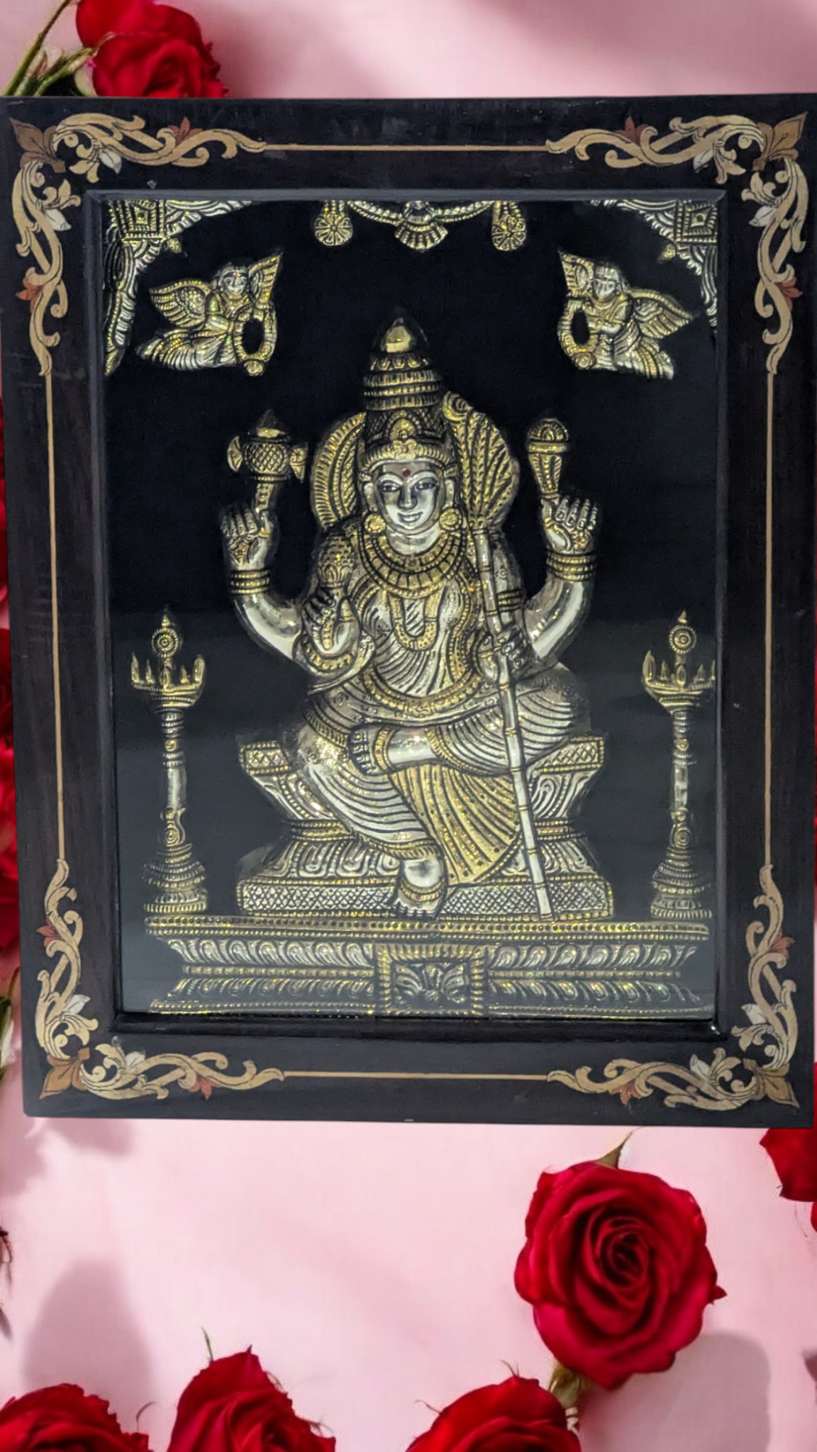 Silver LalithaDevi Rosewood Frame