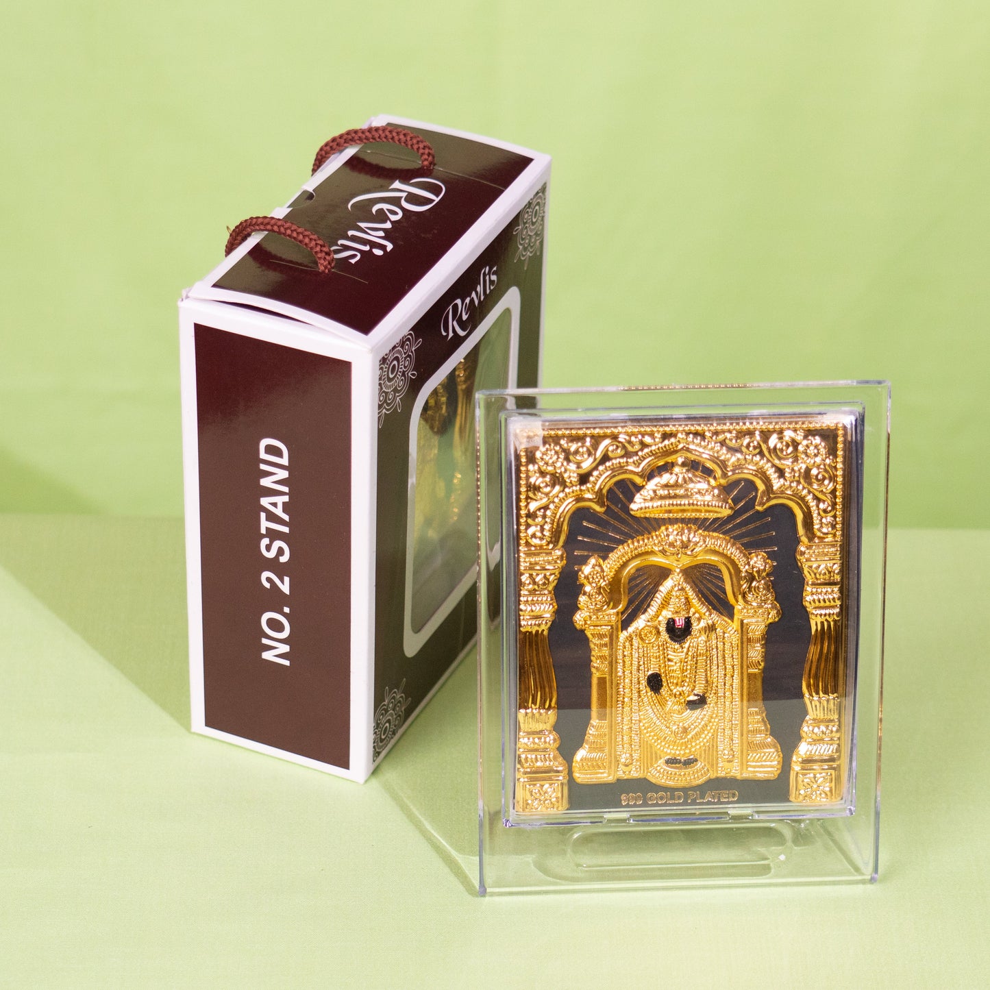 Gold Coated Balaji Frame (No 2) Square