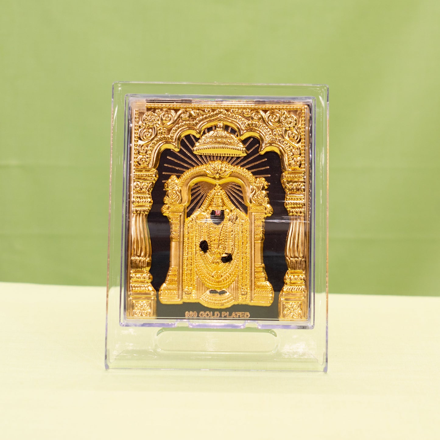 Gold Coated Balaji Frame (No 2) Square