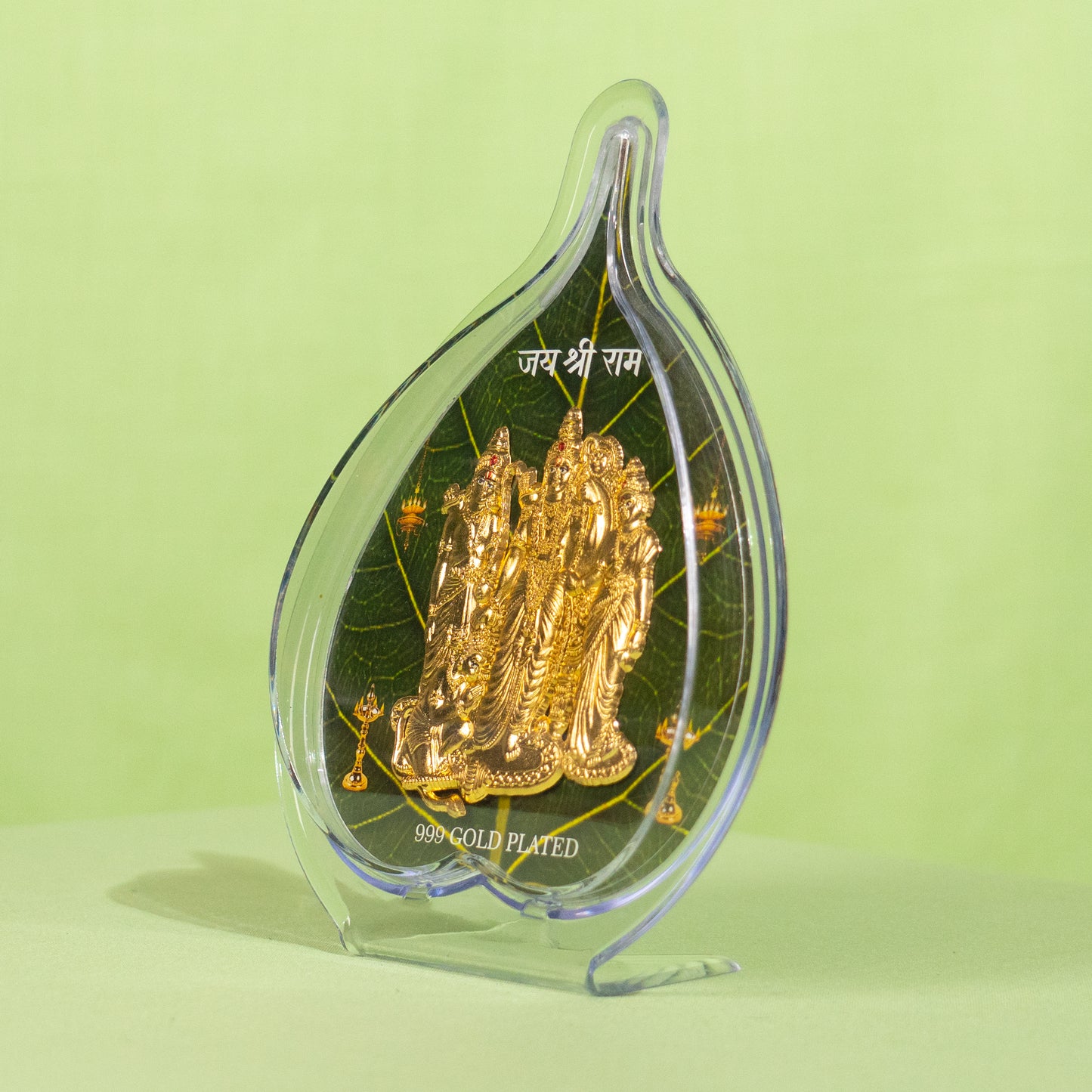 Gold Coated Ram Family Frame (No 2) Leaf