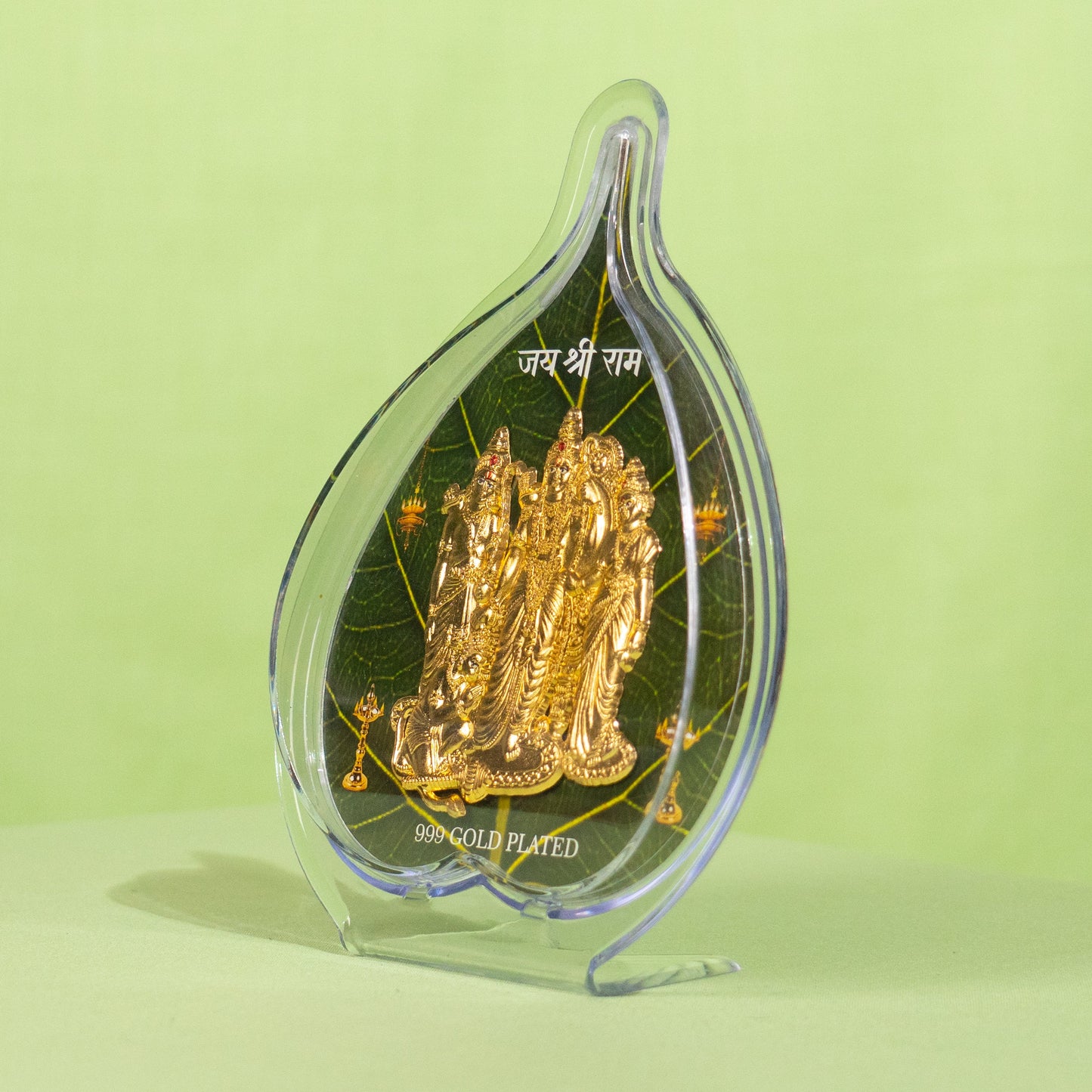 Gold Coated Ram Family Frame (No 2) Leaf
