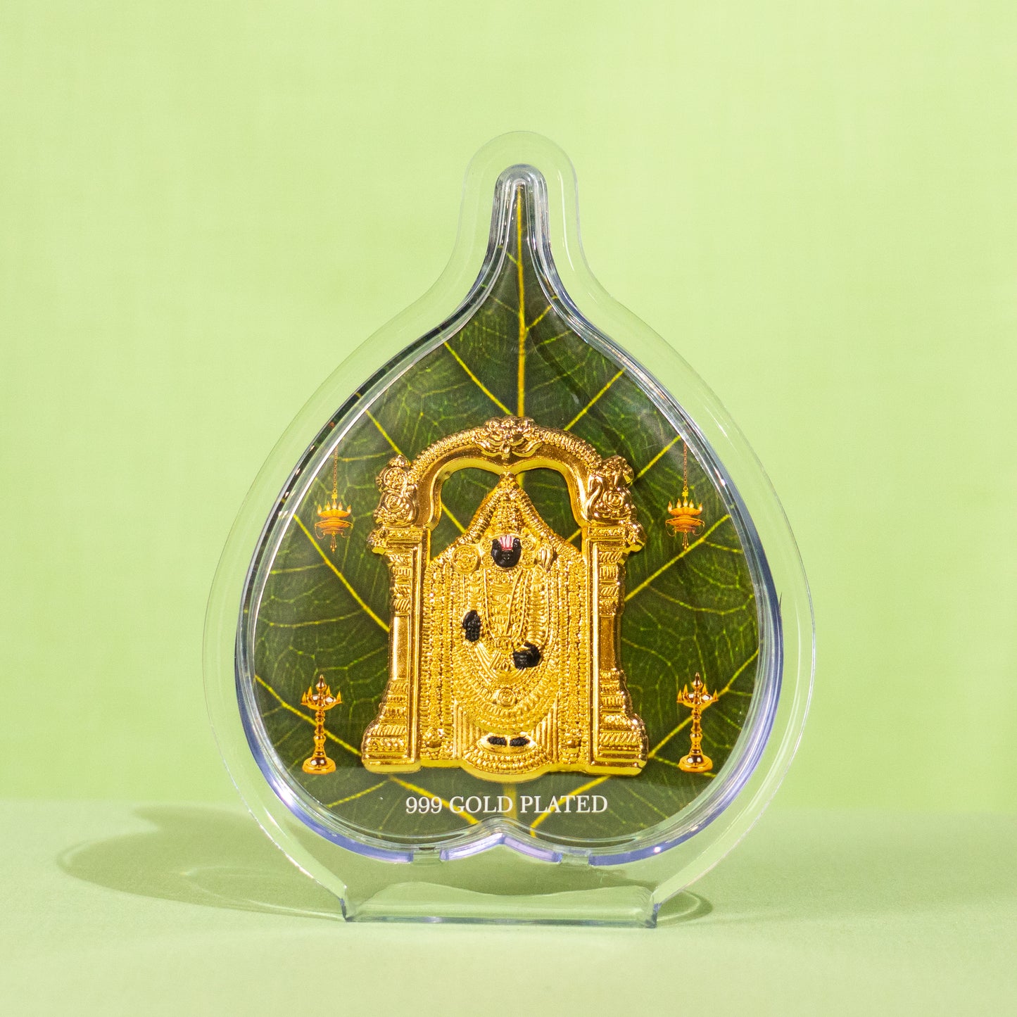 Gold Coated Balaji Frame (No 2) Leaf