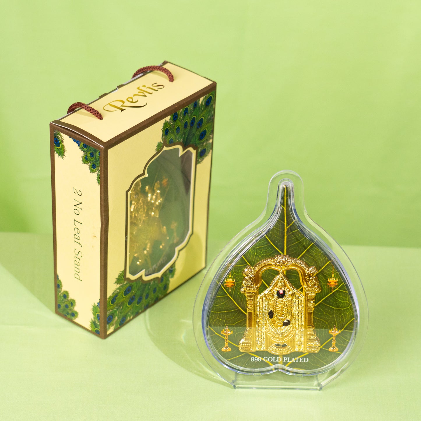 Gold Coated Balaji Frame (No 2) Leaf